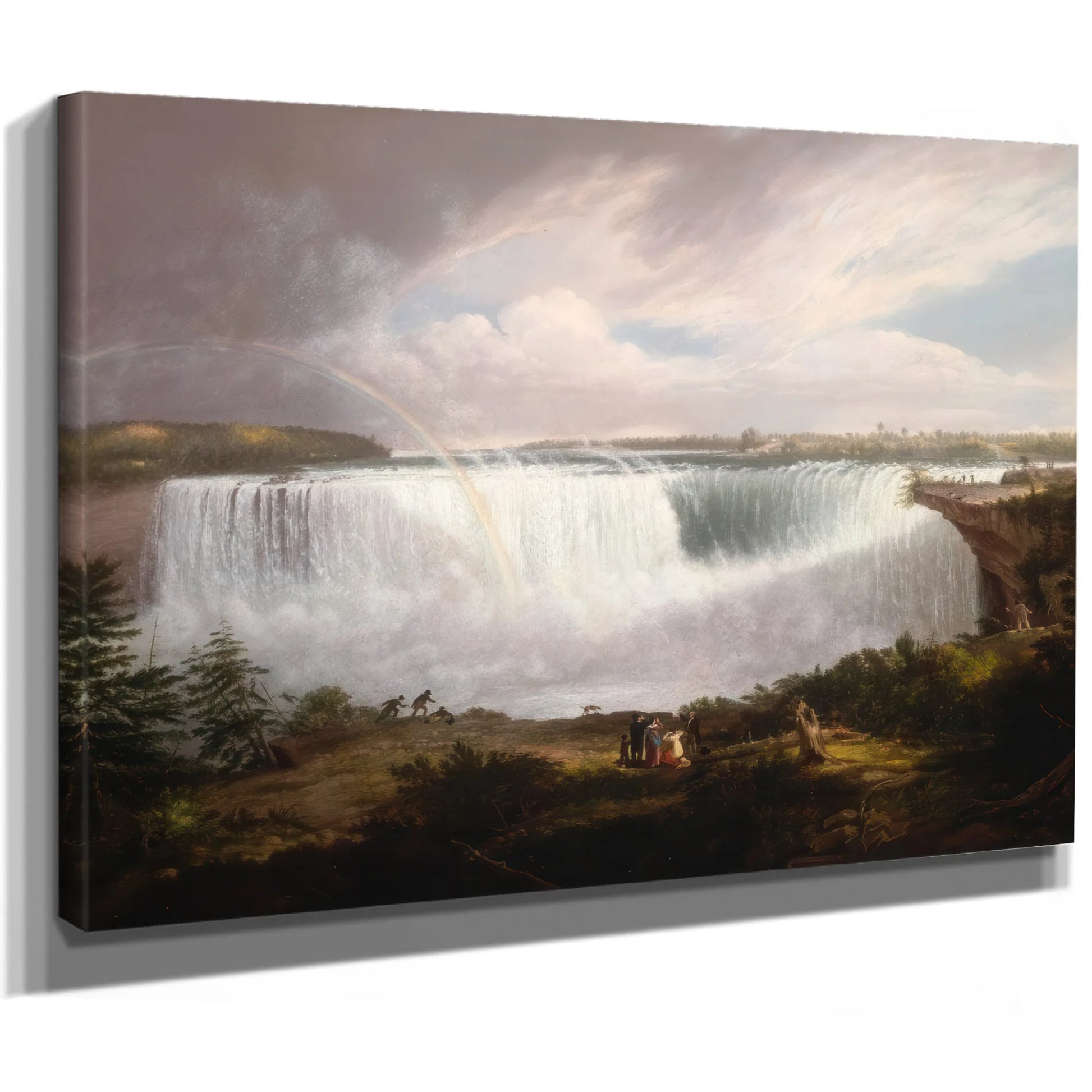 The Great Horseshoe Fall, Niagara By Alvan Fisher Fine Art Print