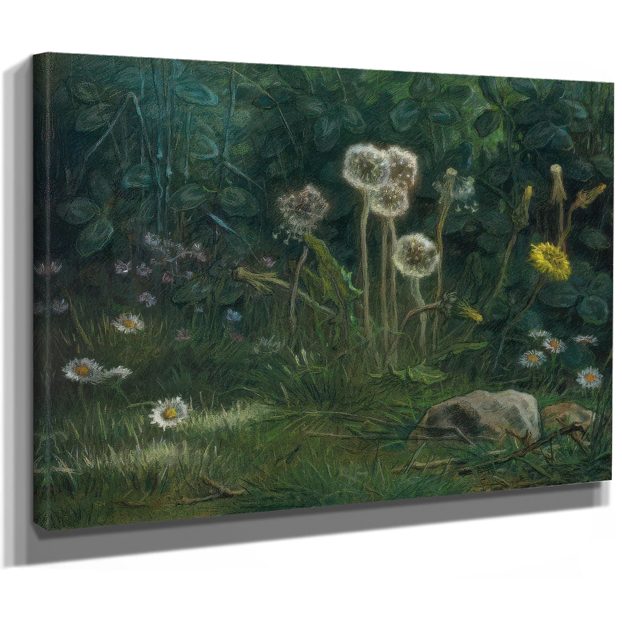 Dandelions By Jean Francois Millet Fine Art Print