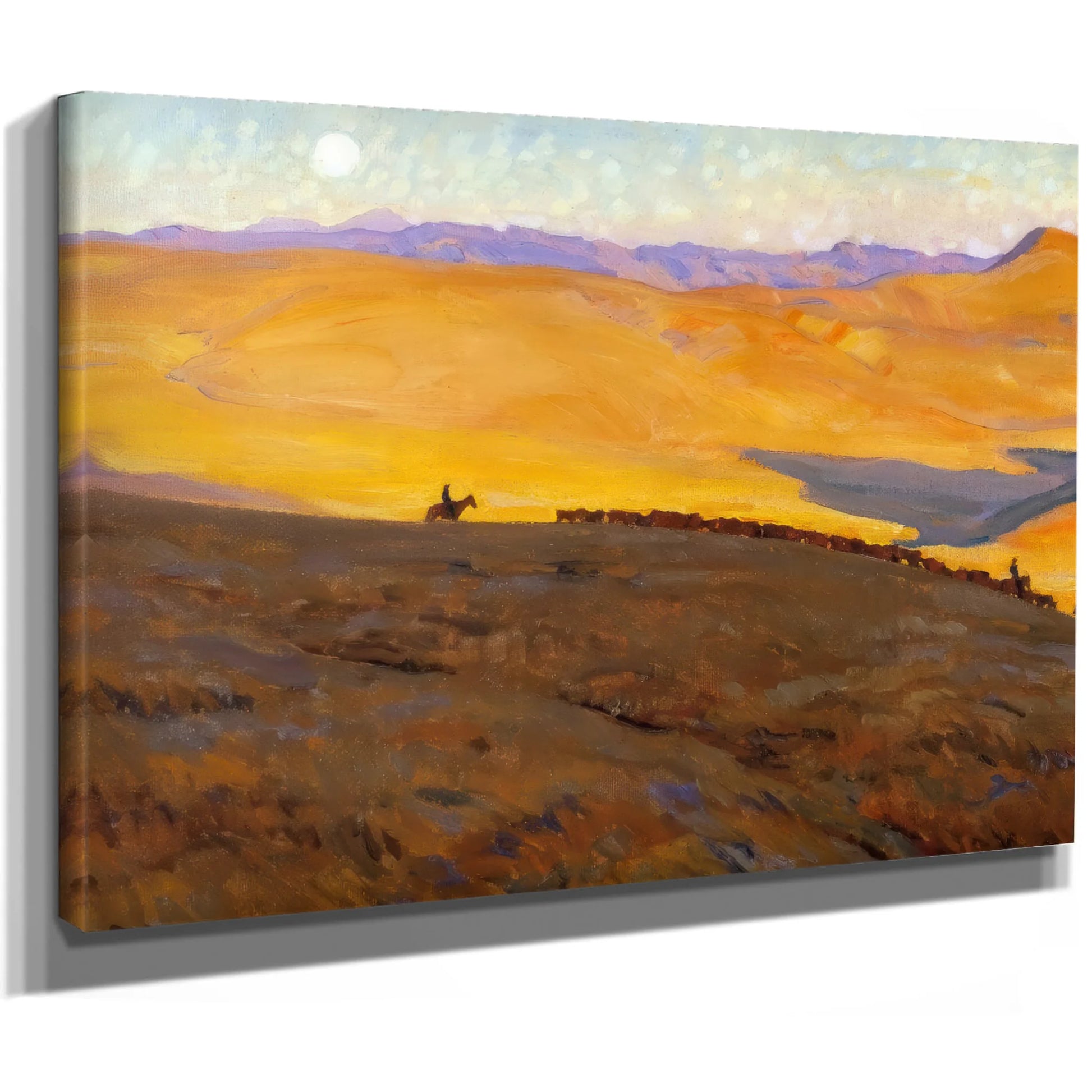 Cattle Country By Maynard Dixon Fine Art Print
