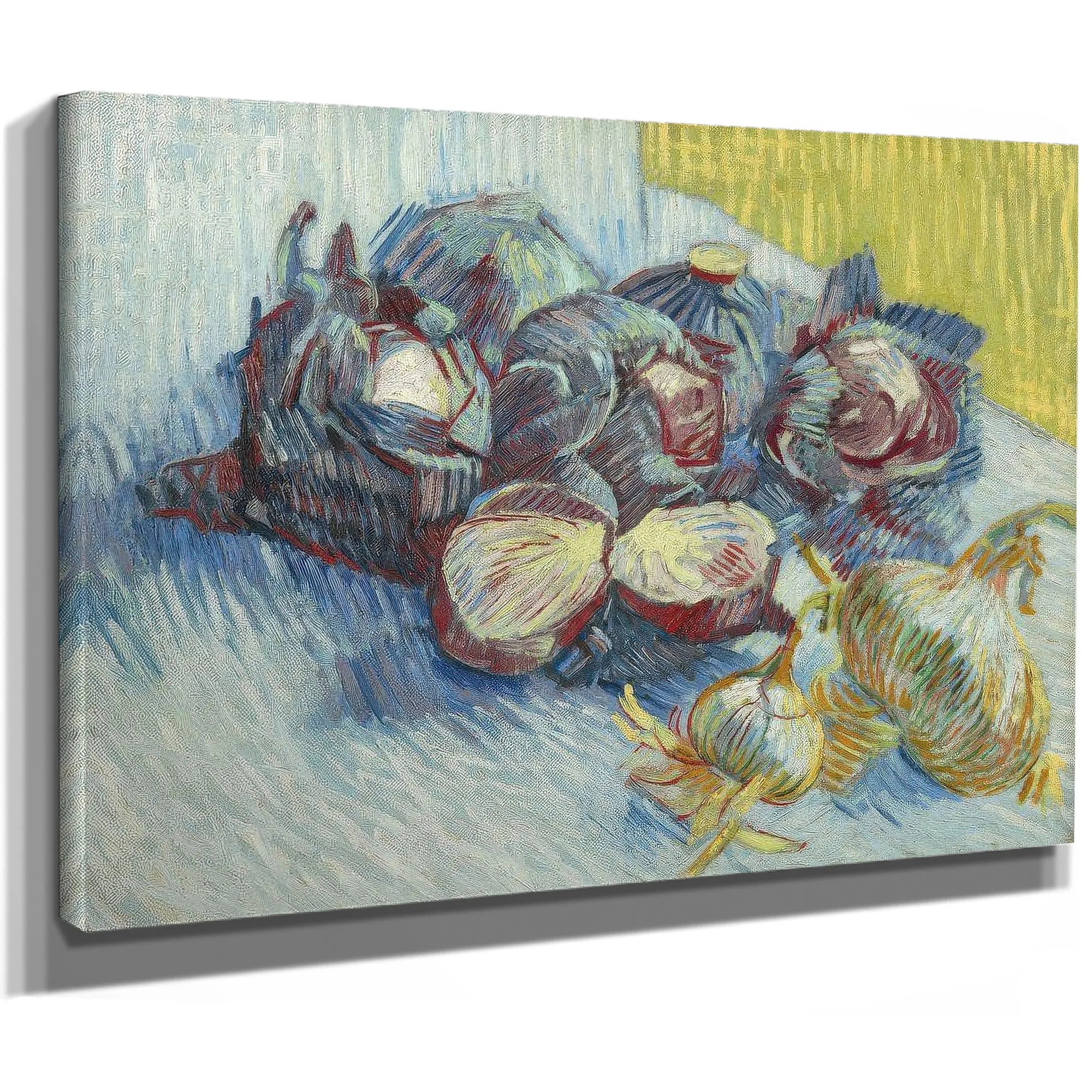 Red Cabbages And Onions By Vincent Van Gogh Fine Art Print