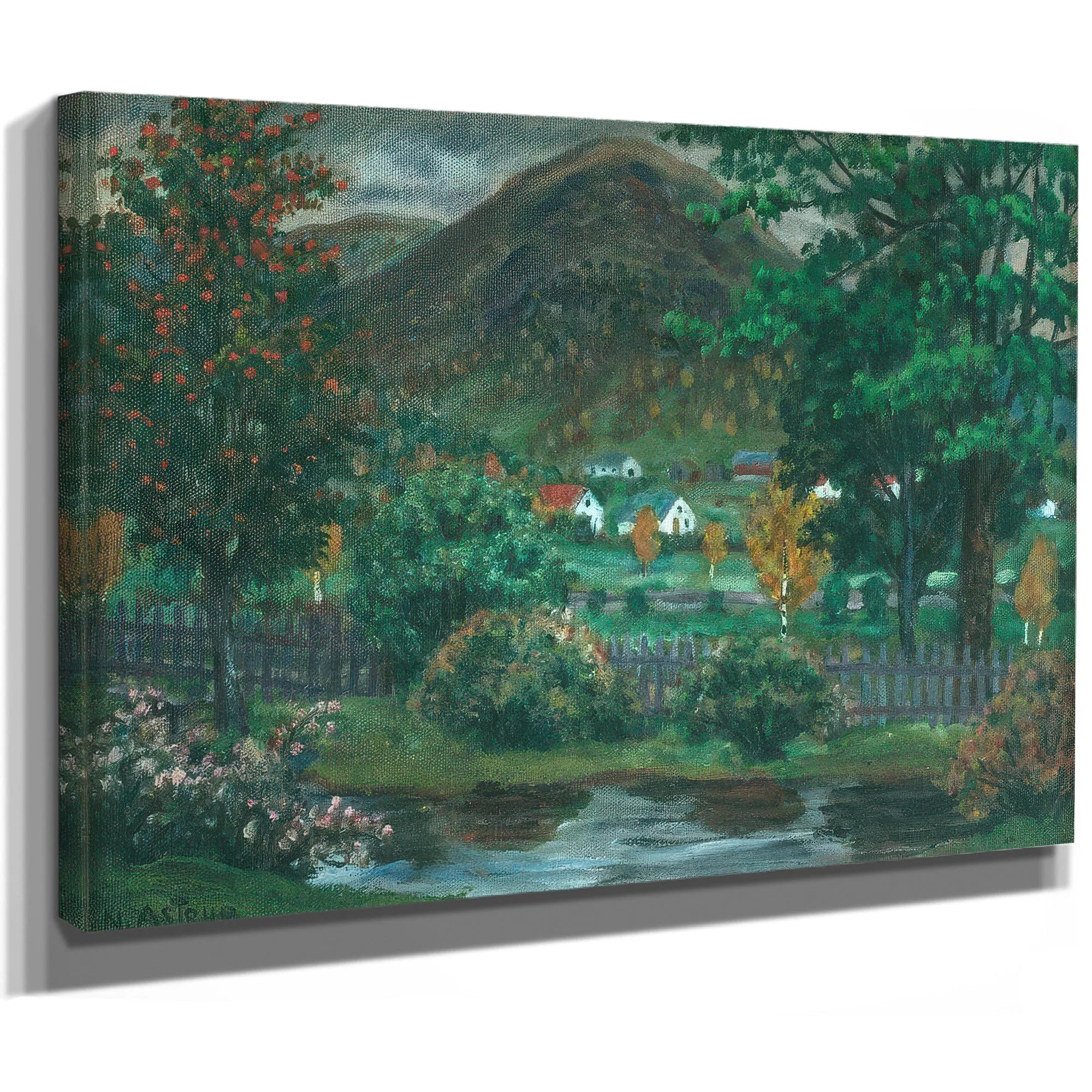 Over The Garden Fence By Nicolai Astrup Fine Art Print