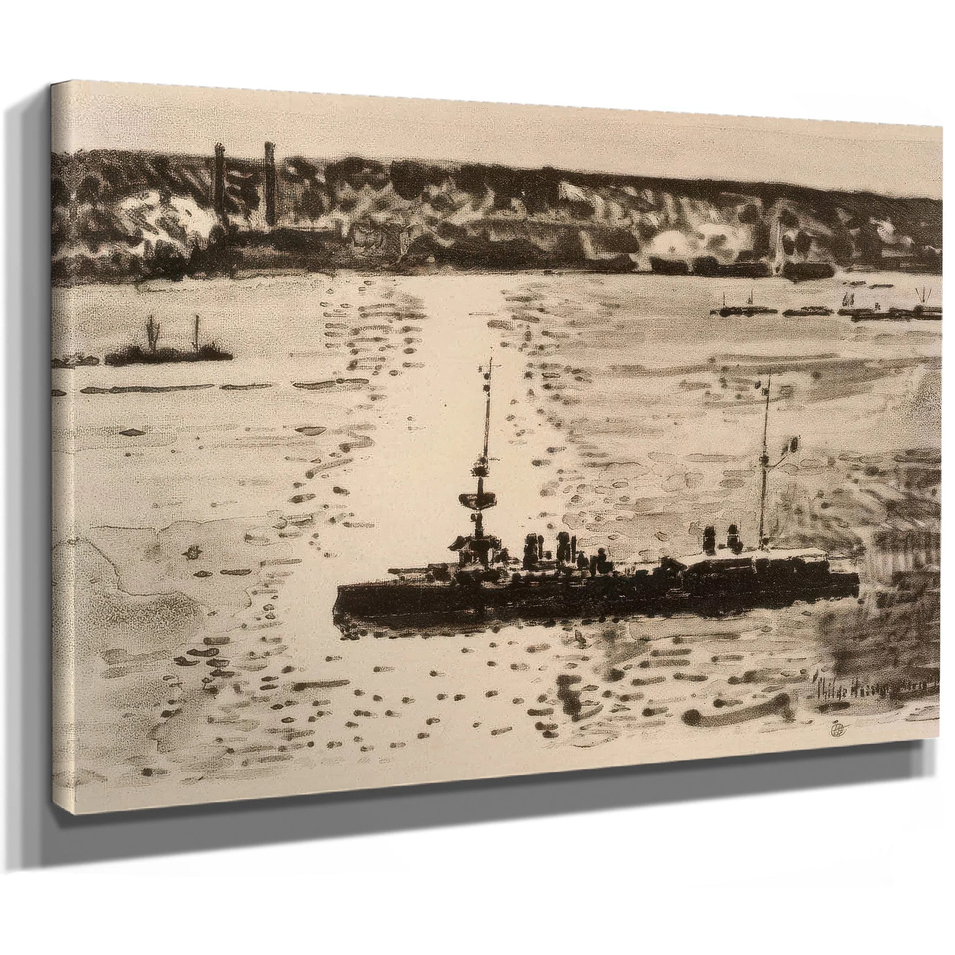 The French Cruiser By Childe Hassam Fine Art Print
