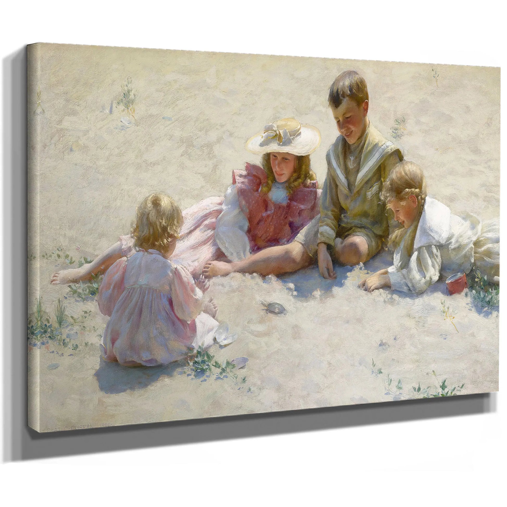 Children By The Seashore (1896) by Charles Courtney Curran