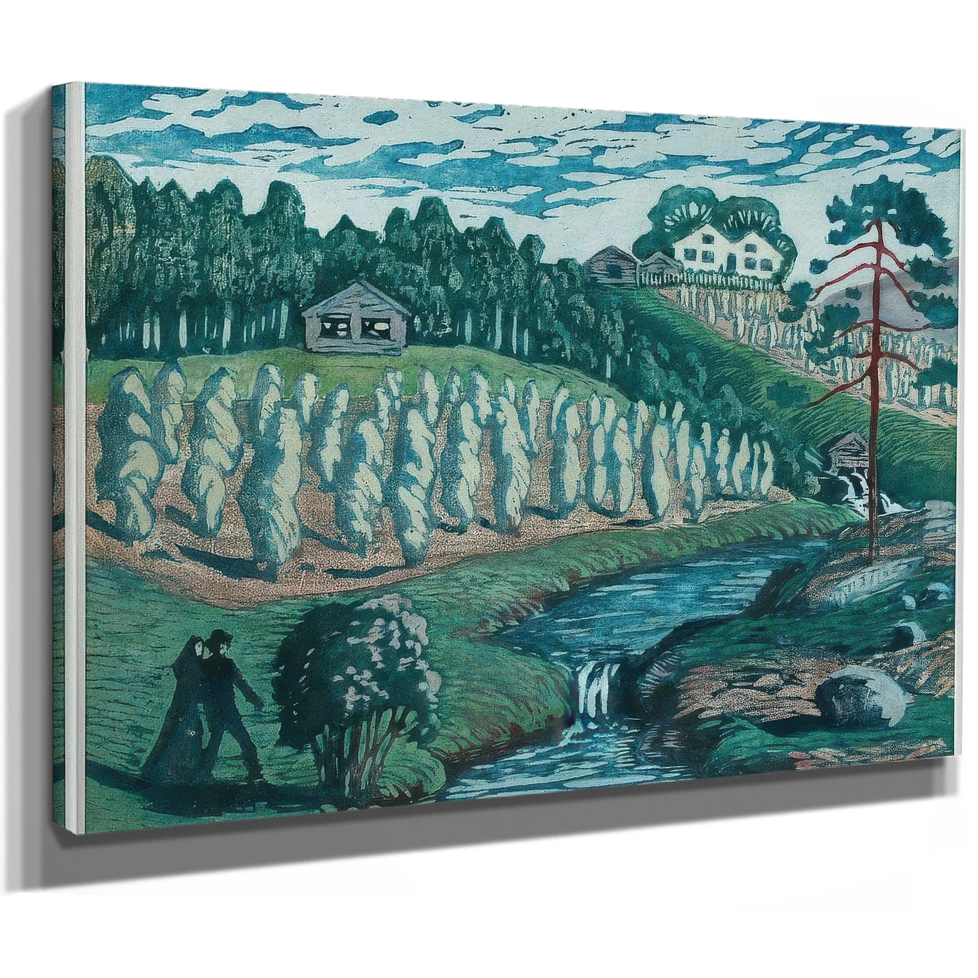 Large Stook 1 By Nicolai Astrup Fine Art Print