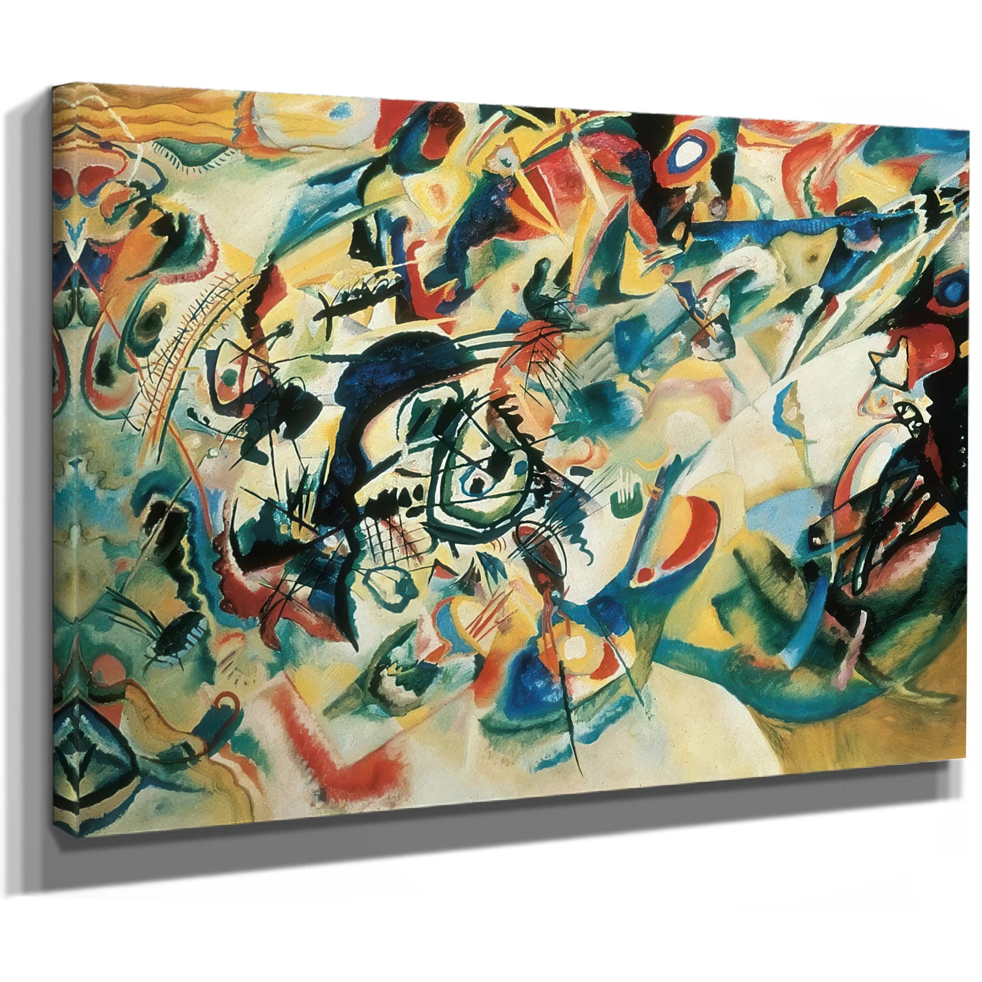 Composition Vii By Wassily Kandinsky Fine Art Print