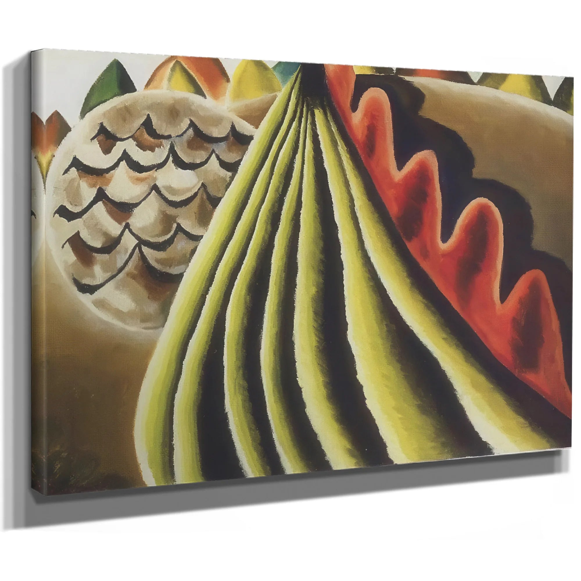 Fields Of Grain As Seen From Trian By Arthur Dove Fine Art Print