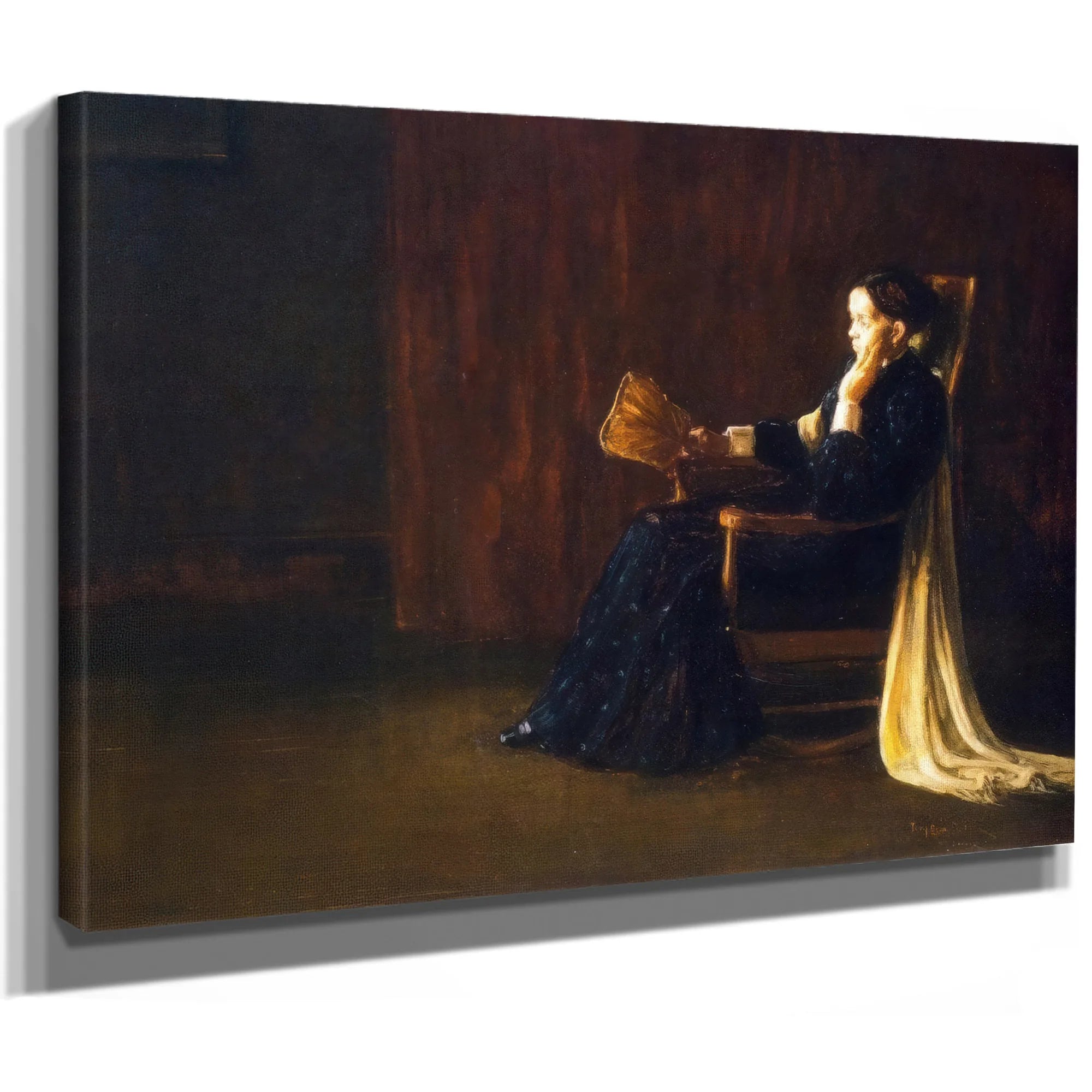 Portrait Of The Artist's Mother By Henry Ossawa Tanner Fine Art Print