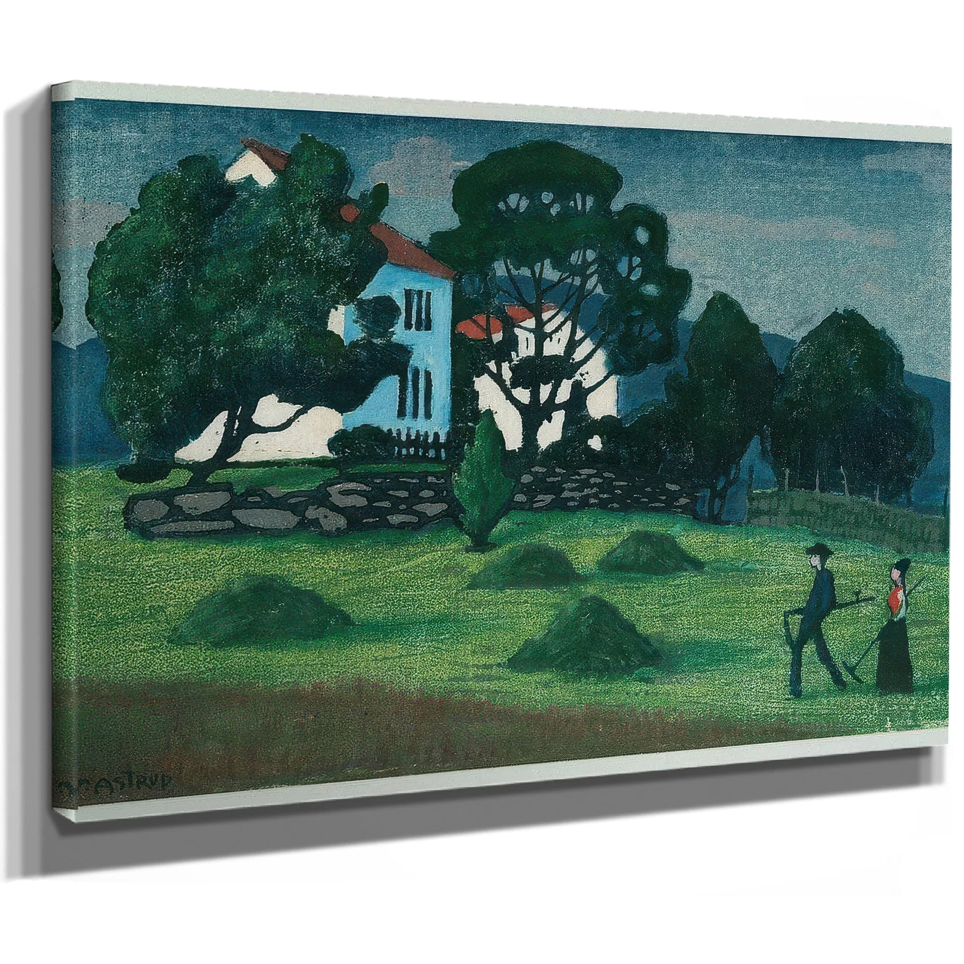 Home From Work 2 By Nicolai Astrup Fine Art Print