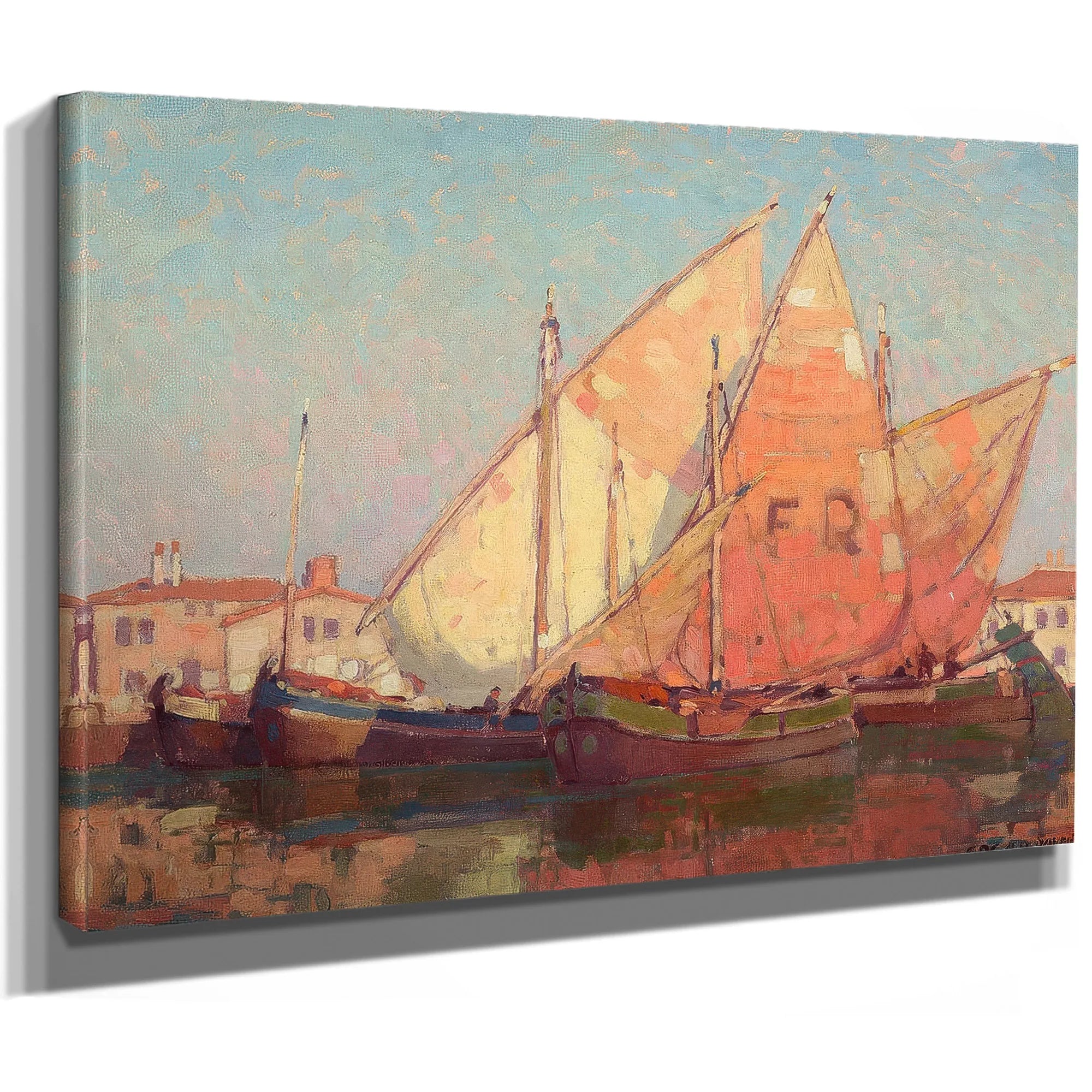 Chioggia Boats By Edgar Payne Fine Art Print
