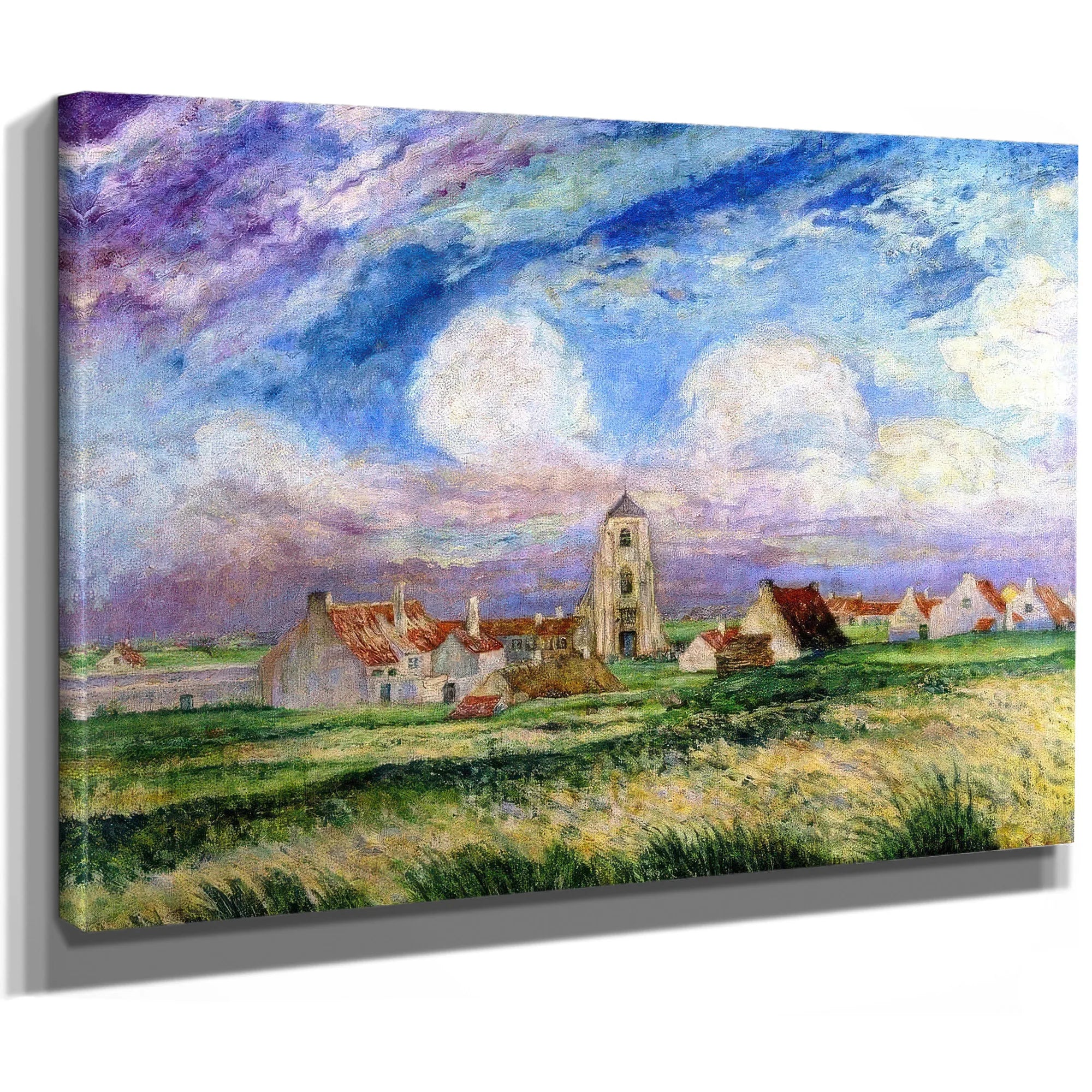 View Of Mariakerke By James Ensor Fine Art Print