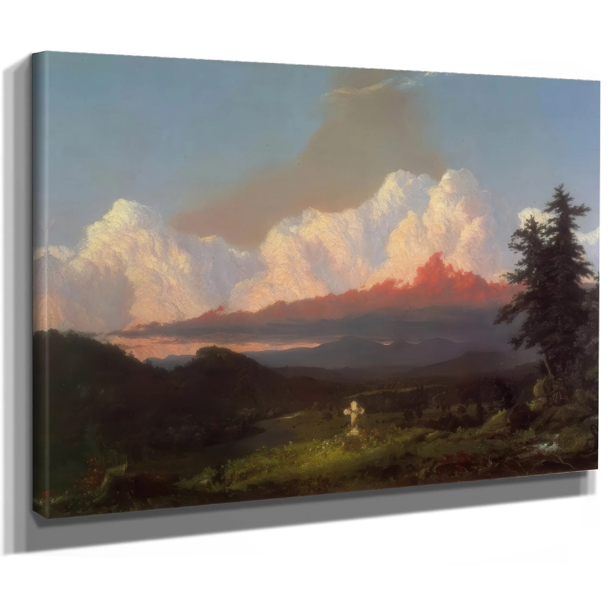 In The Memory Of Cole By Frederic Edwin Church Fine Art Print