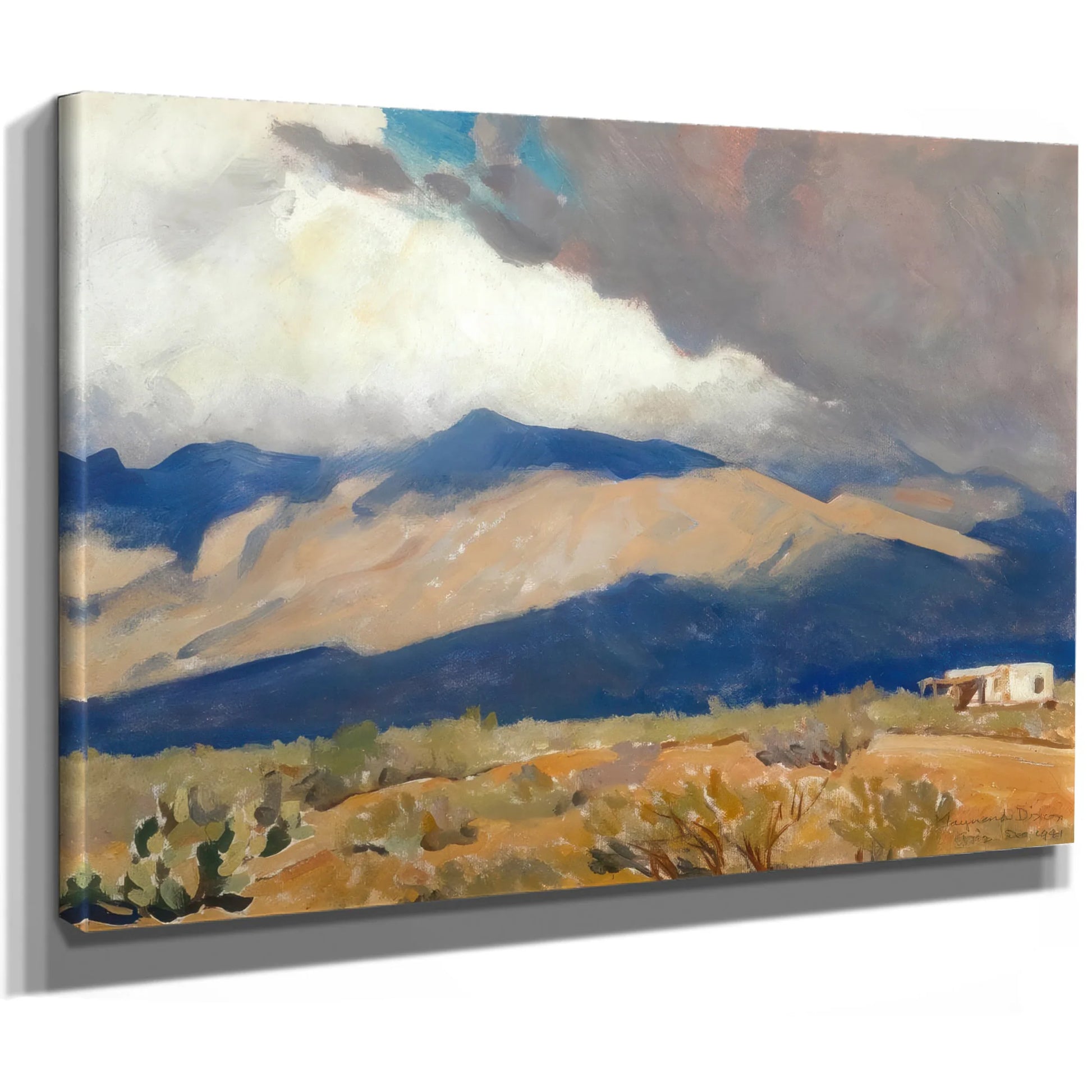 Fast Moving Shadows By Maynard Dixon Fine Art Print