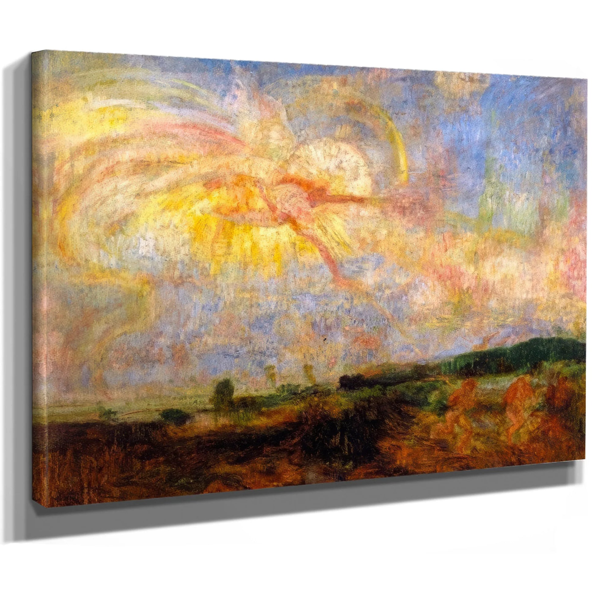 Adam And Eve Expelled From Paradise By James Ensor Fine Art Print