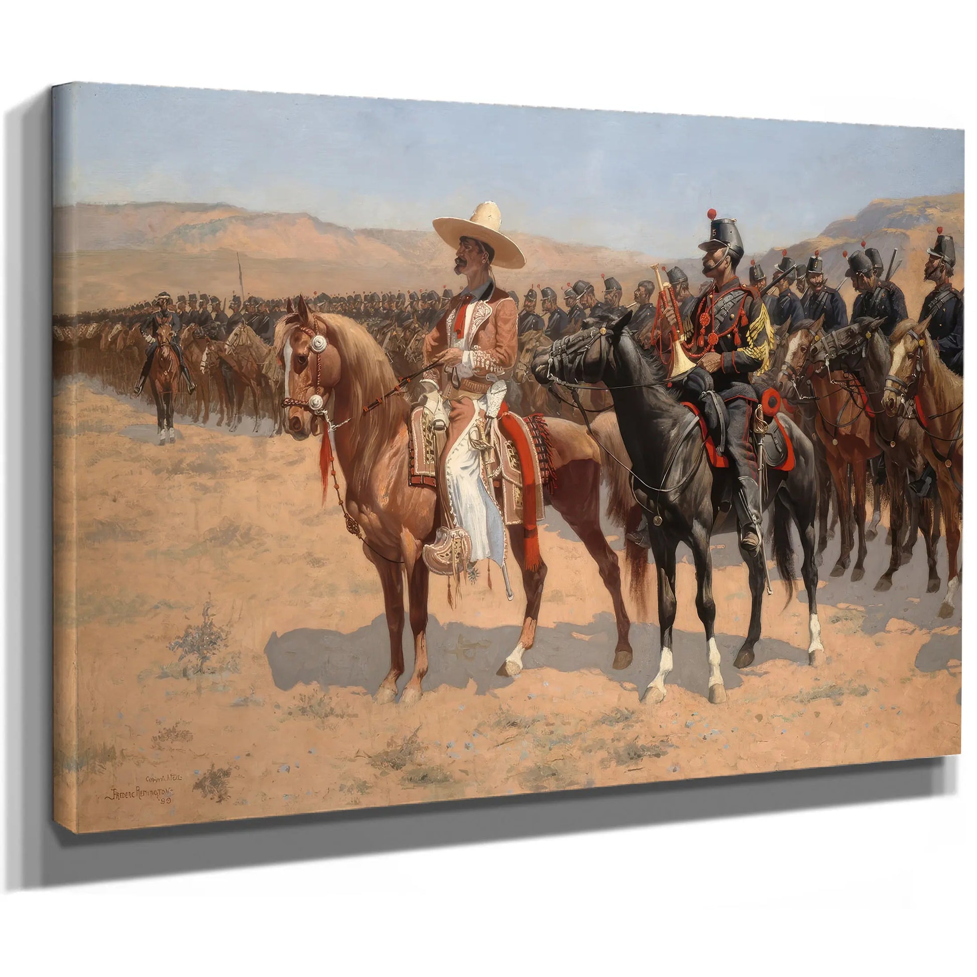 The Mexican Major A by Frederic Remington