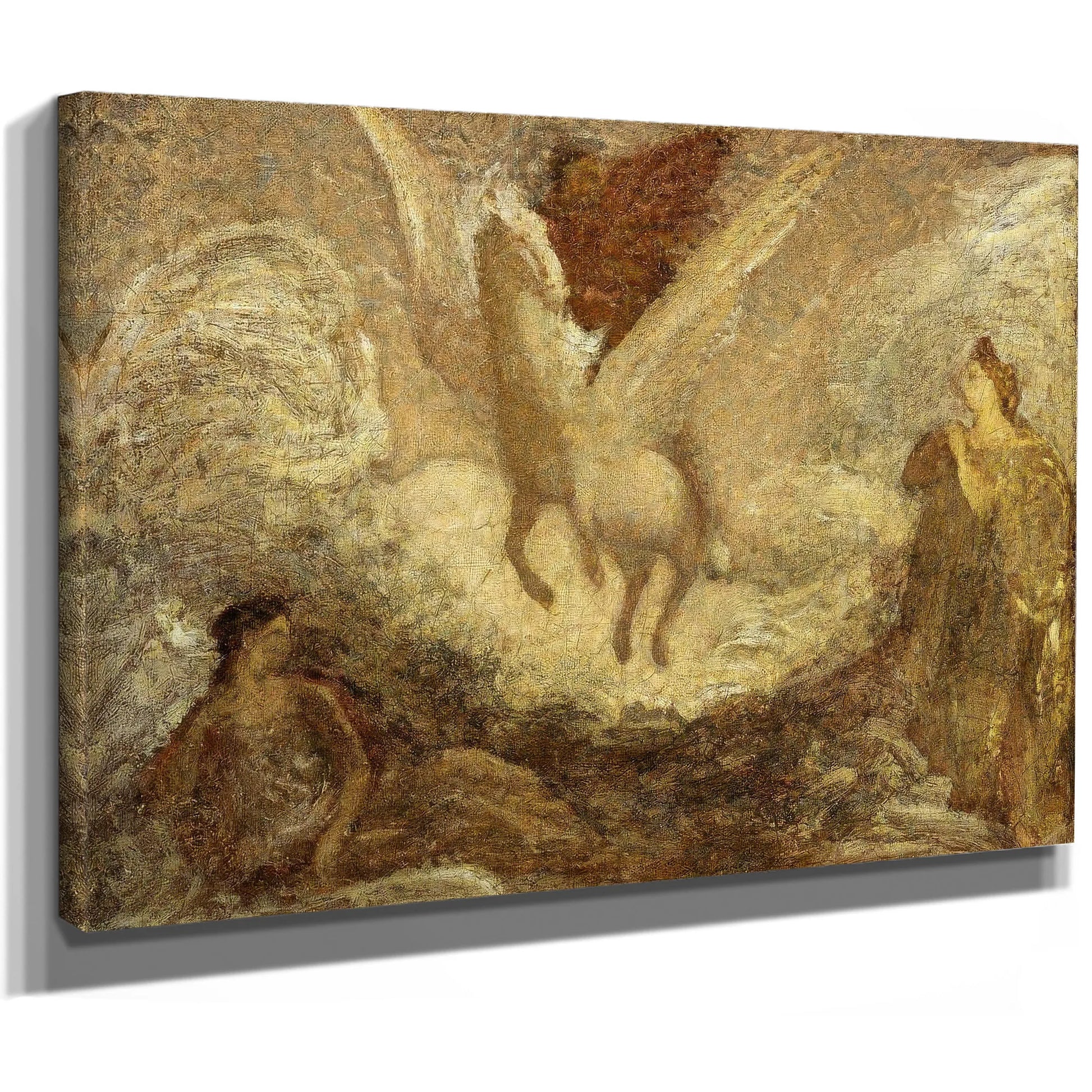 Pegasus Departing By Albert Pinkhamryder Fine Art Print
