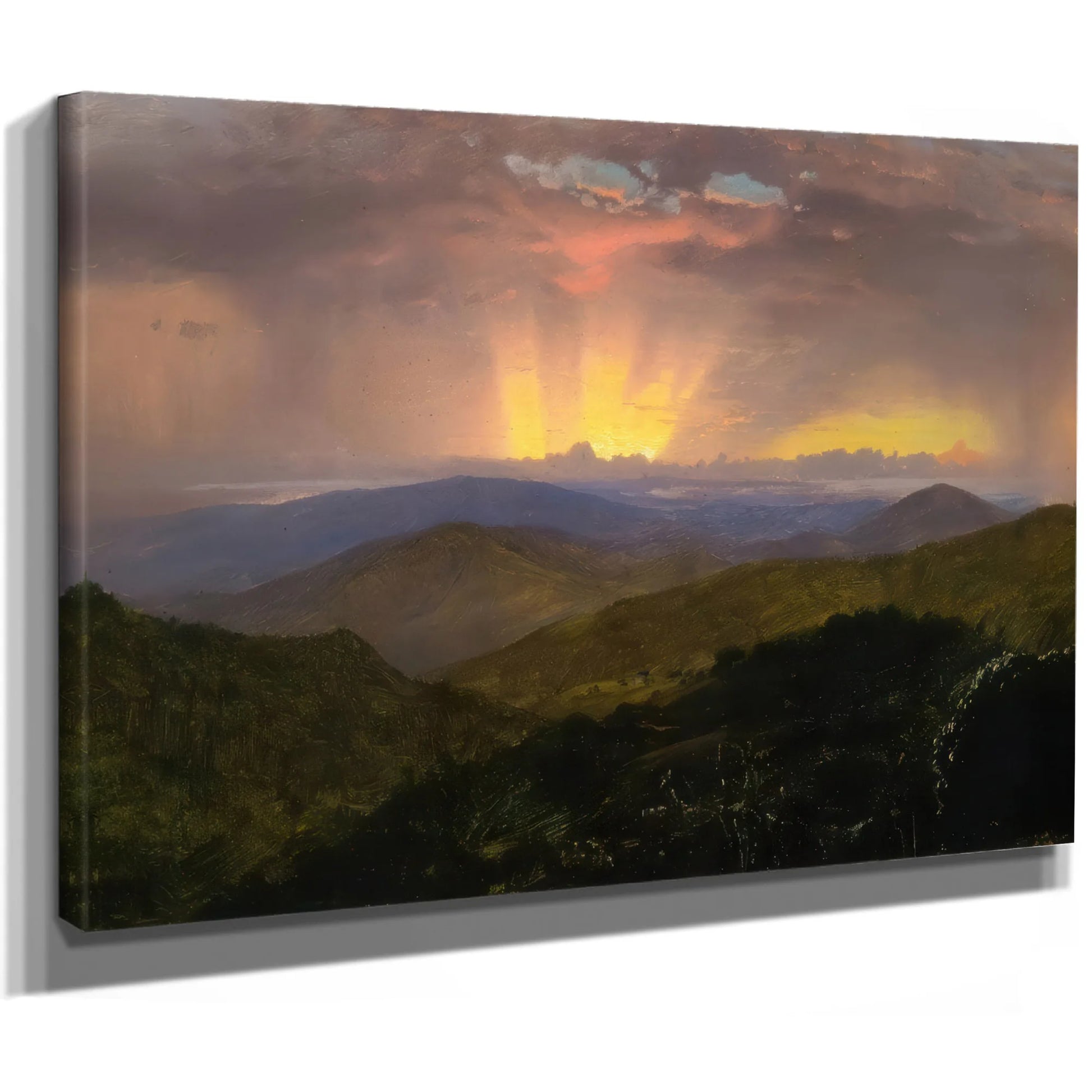 Sunset Jamaica By Frederic Edwin Church Fine Art Print