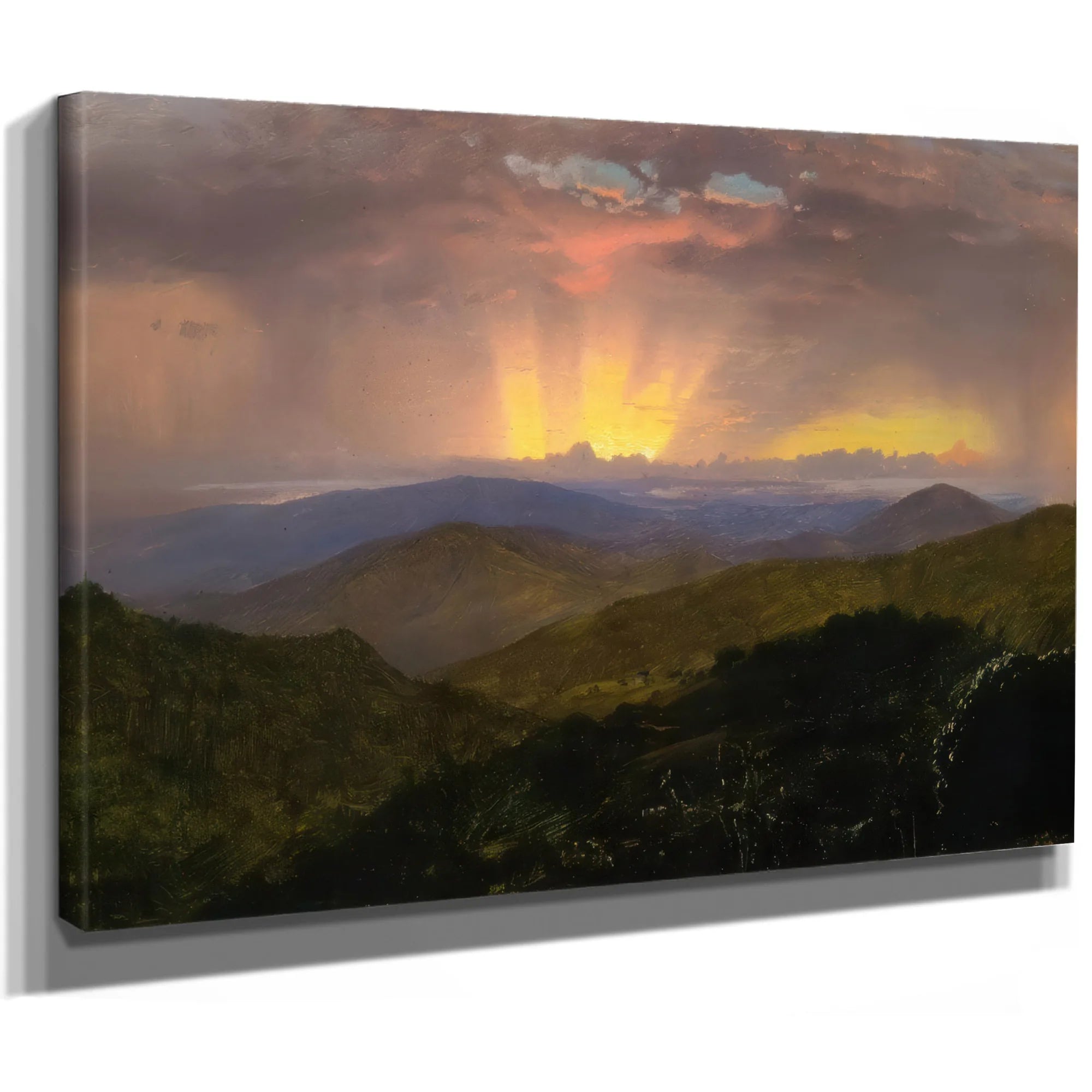 Sunset Jamaica By Frederic Edwin Church Fine Art Print