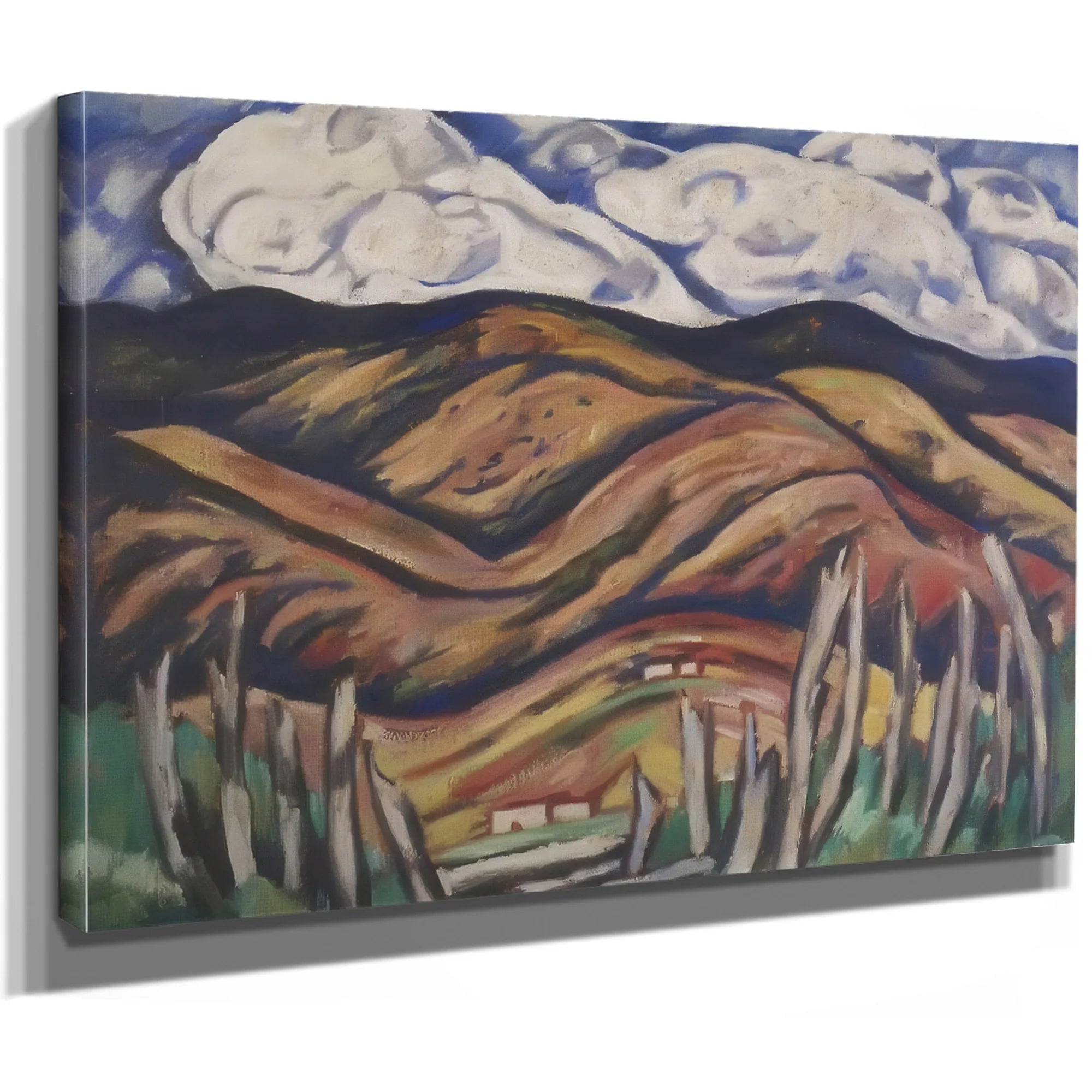 The Last Of New England The Beginning Of New Mexico By Marsden Hartley Fine Art Print