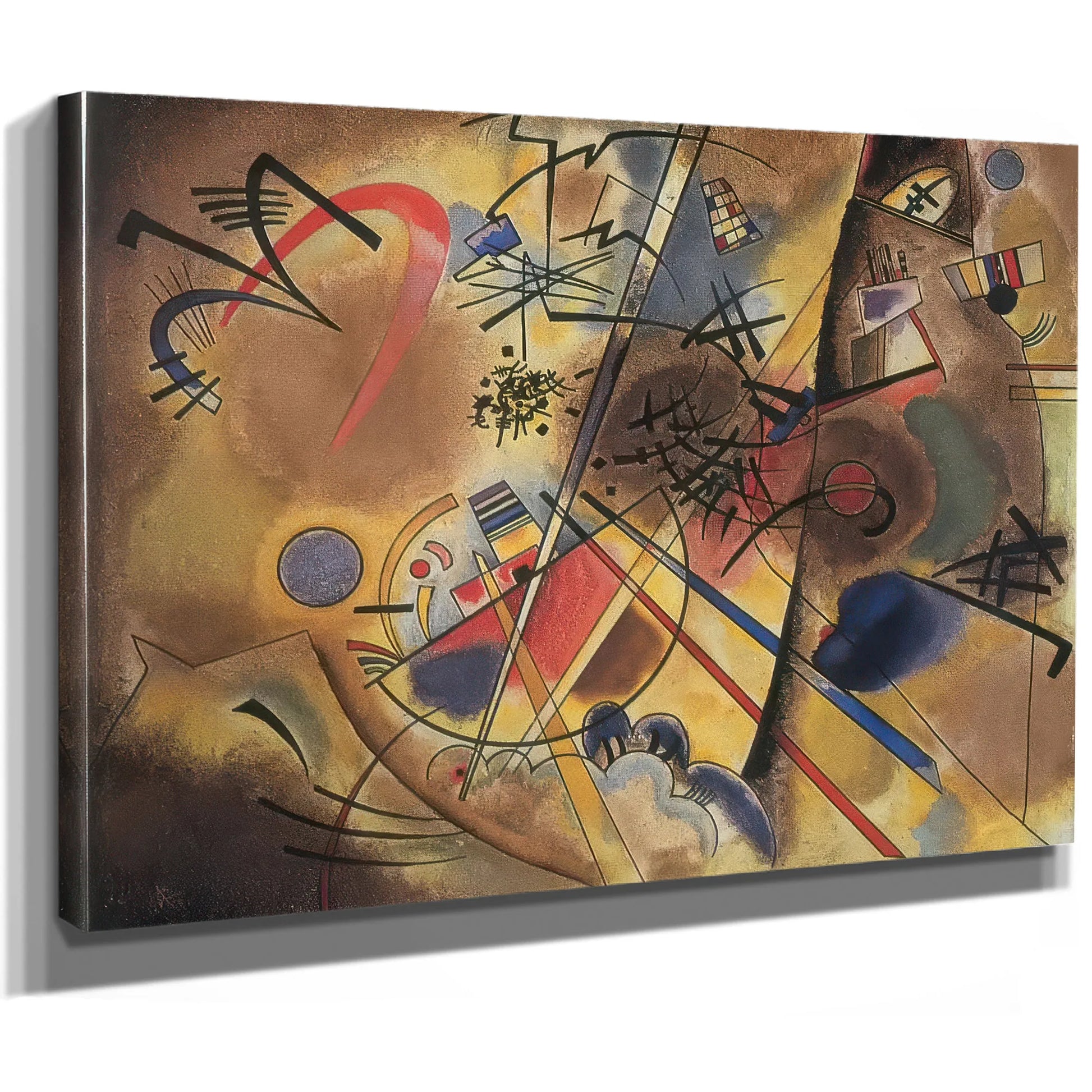 Small Dream In Red 1925 By Wassily Kandinsky Fine Art Print