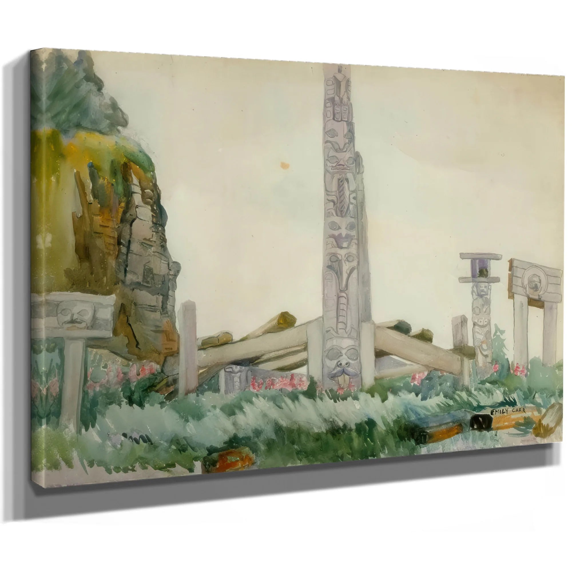 Skedans 1912 By Emily Carr Fine Art Print