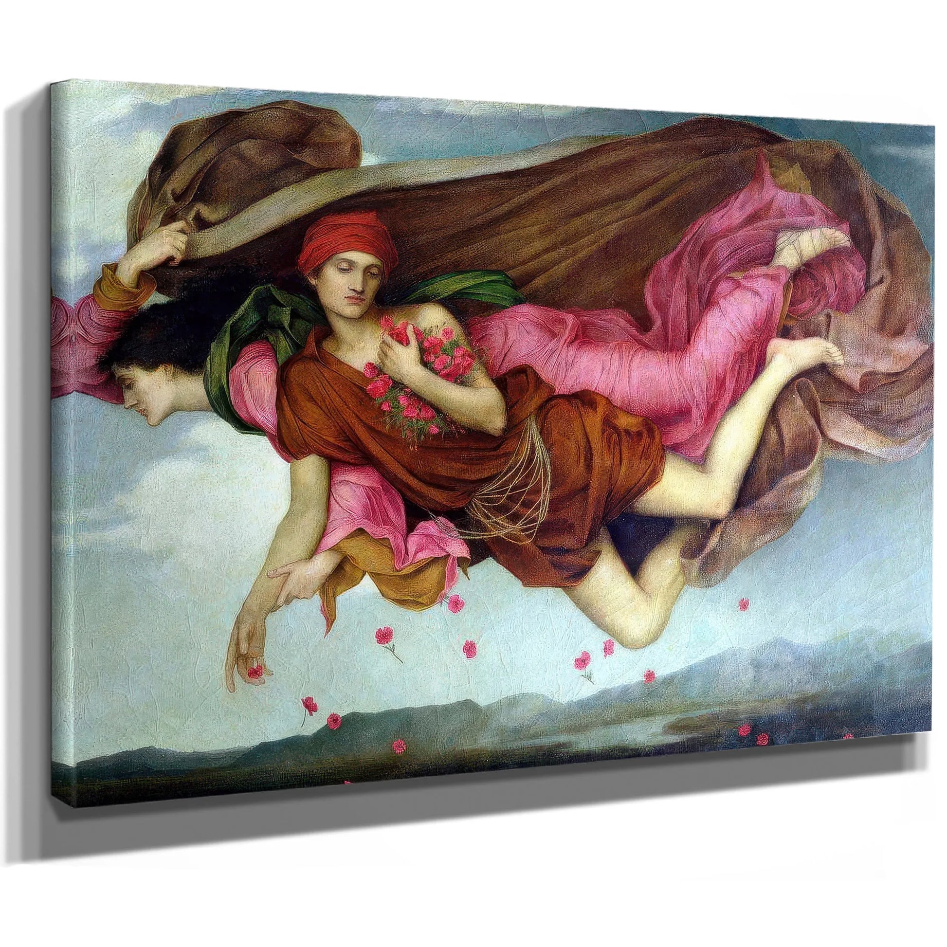 Night And Sleep 1878 By Evelyn De Morgan Fine Art Print