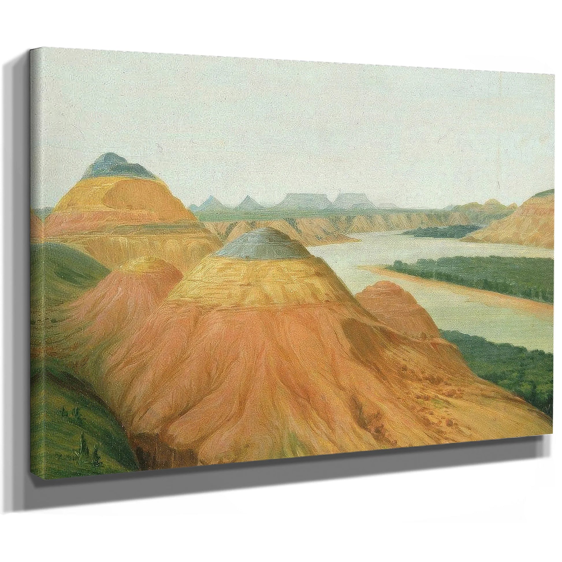 View In The Big Bend Of The Upper Missouri By George Catlin Fine Art Print