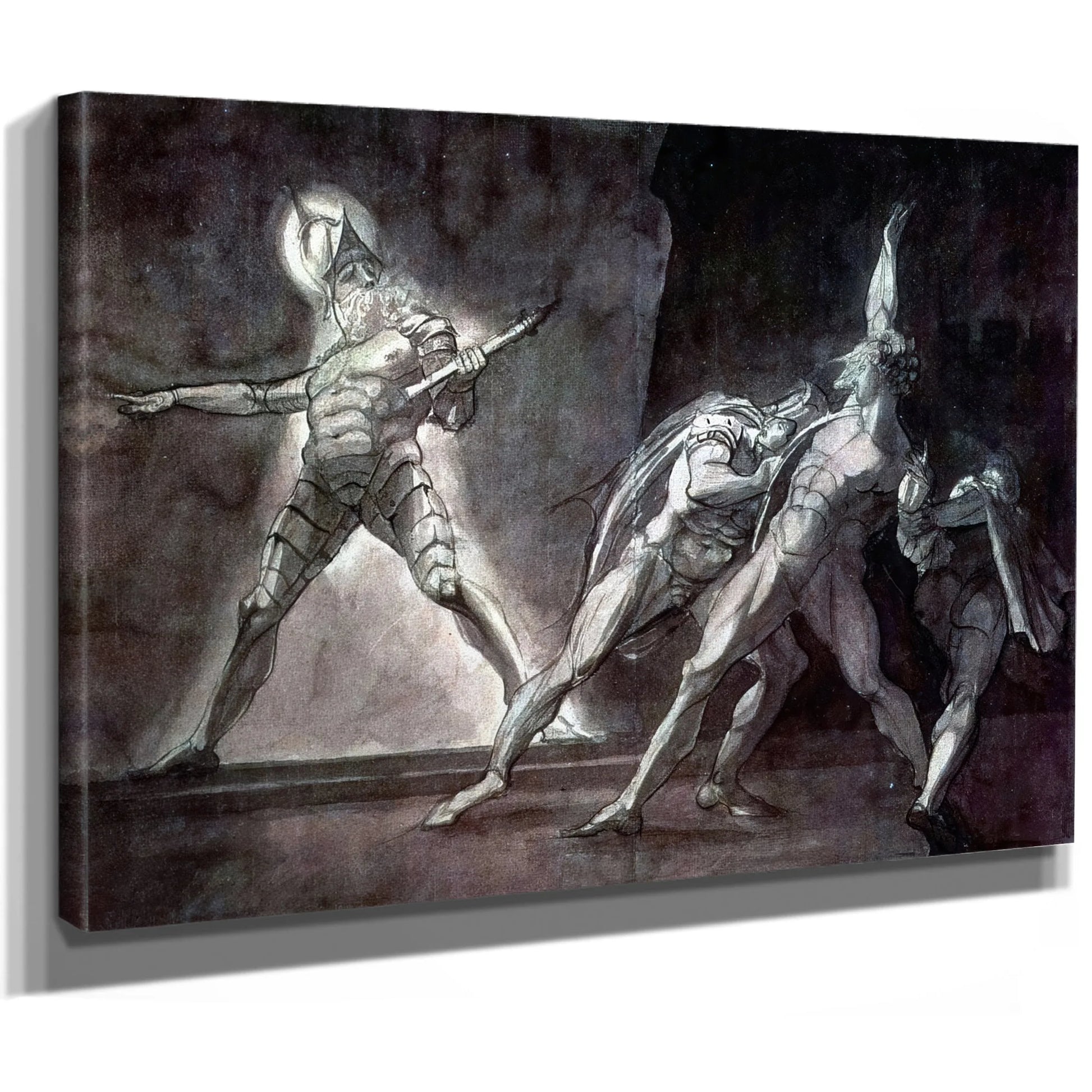 Hamlet And His Father's Ghost By Henry Fuseli Fine Art Print