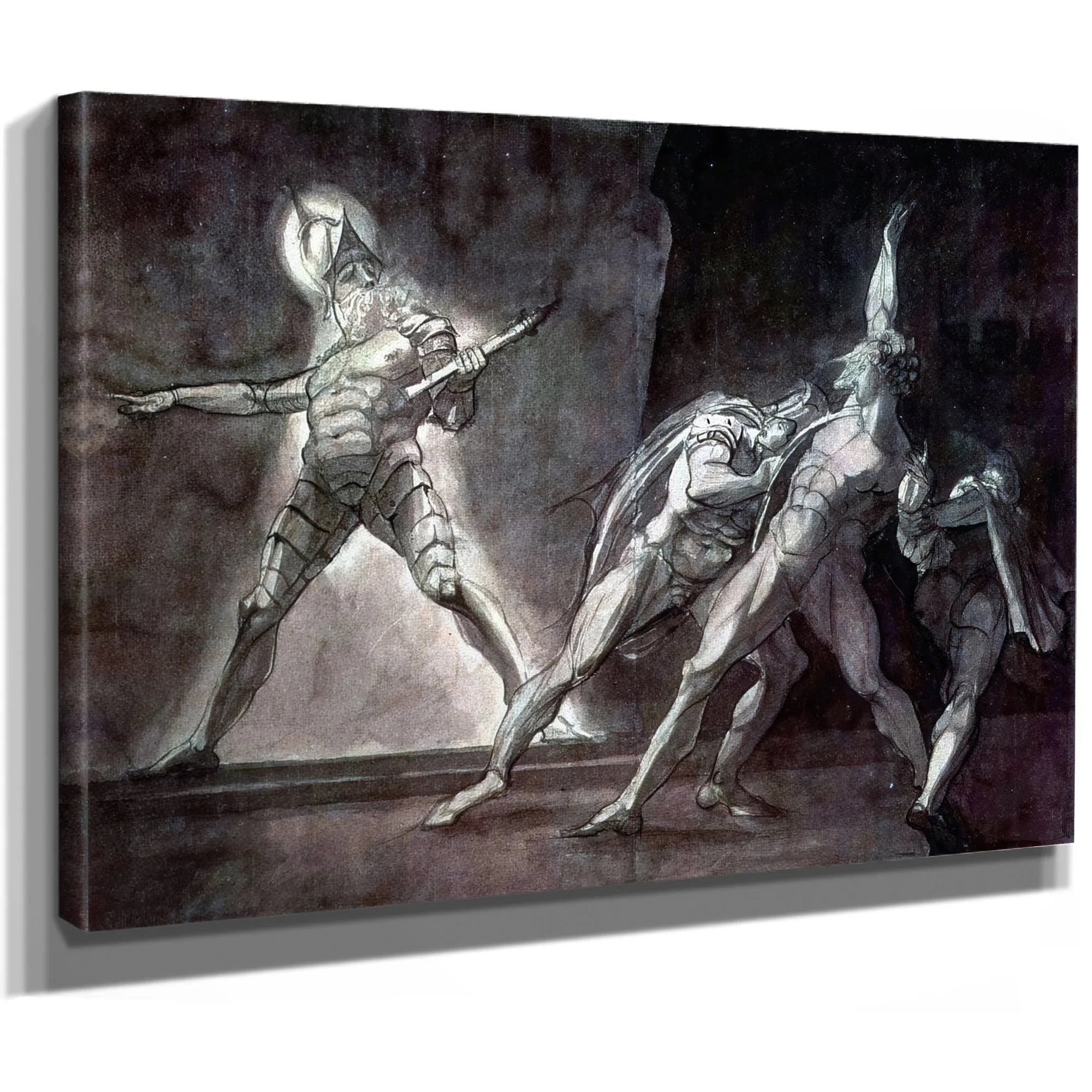 Hamlet And His Father's Ghost By Henry Fuseli Fine Art Print