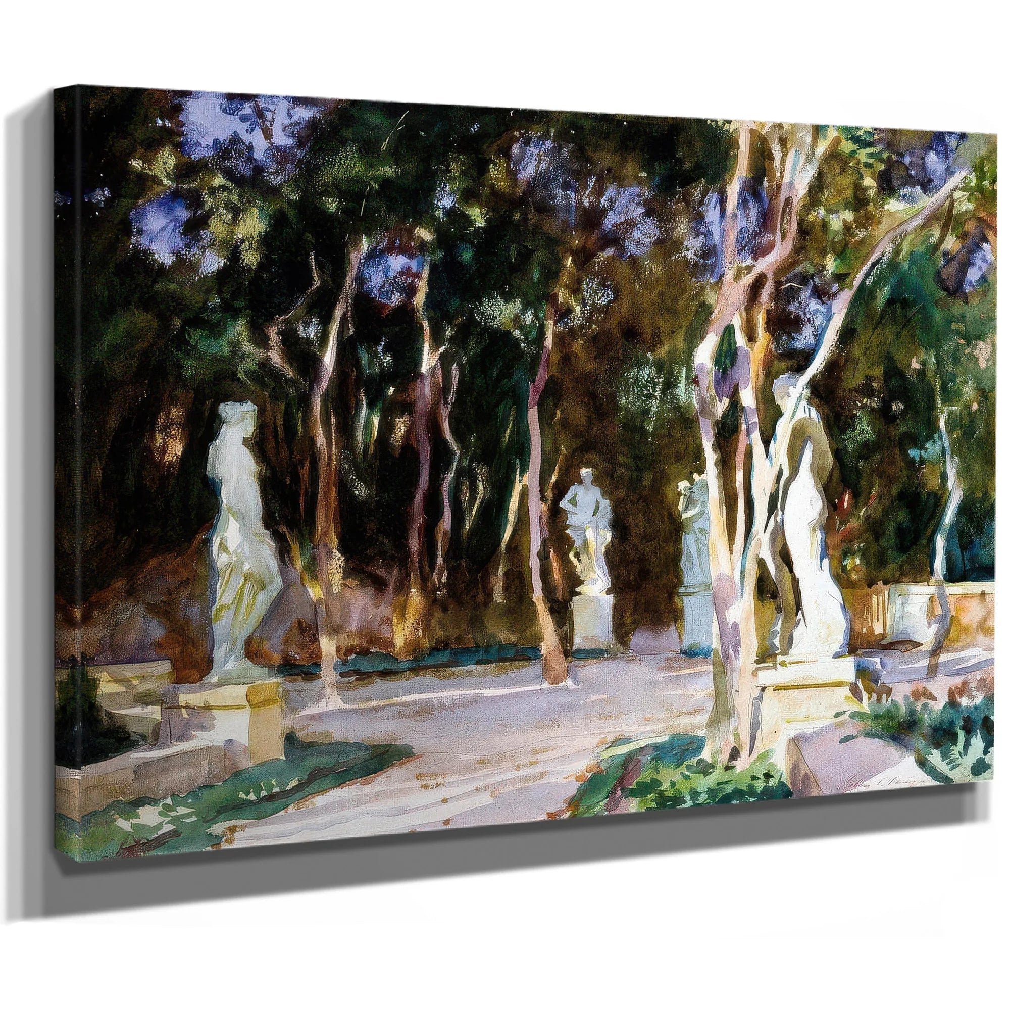 Shady Paths, Vizcaya By John Singer Sargent Fine Art Print