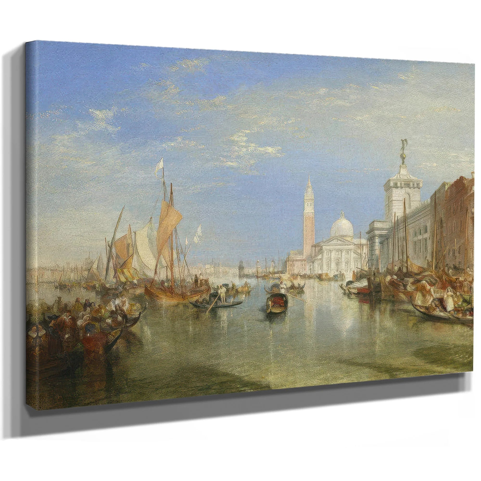 Venice The Dogana And San Giorgio Maggiore by Joseph Mallord William Turner Fine Art Print