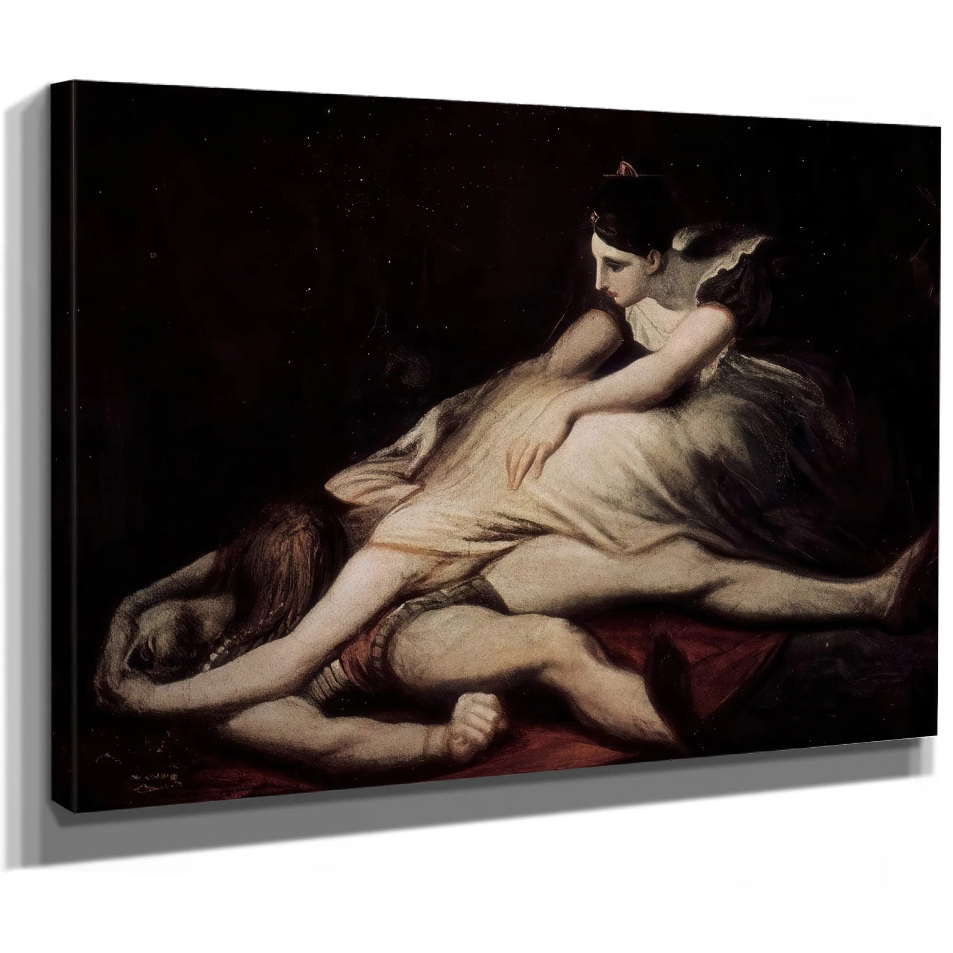 Kriemhild Throws Herself On The Dead Siegfried By Henry Fuseli Fine Art Print
