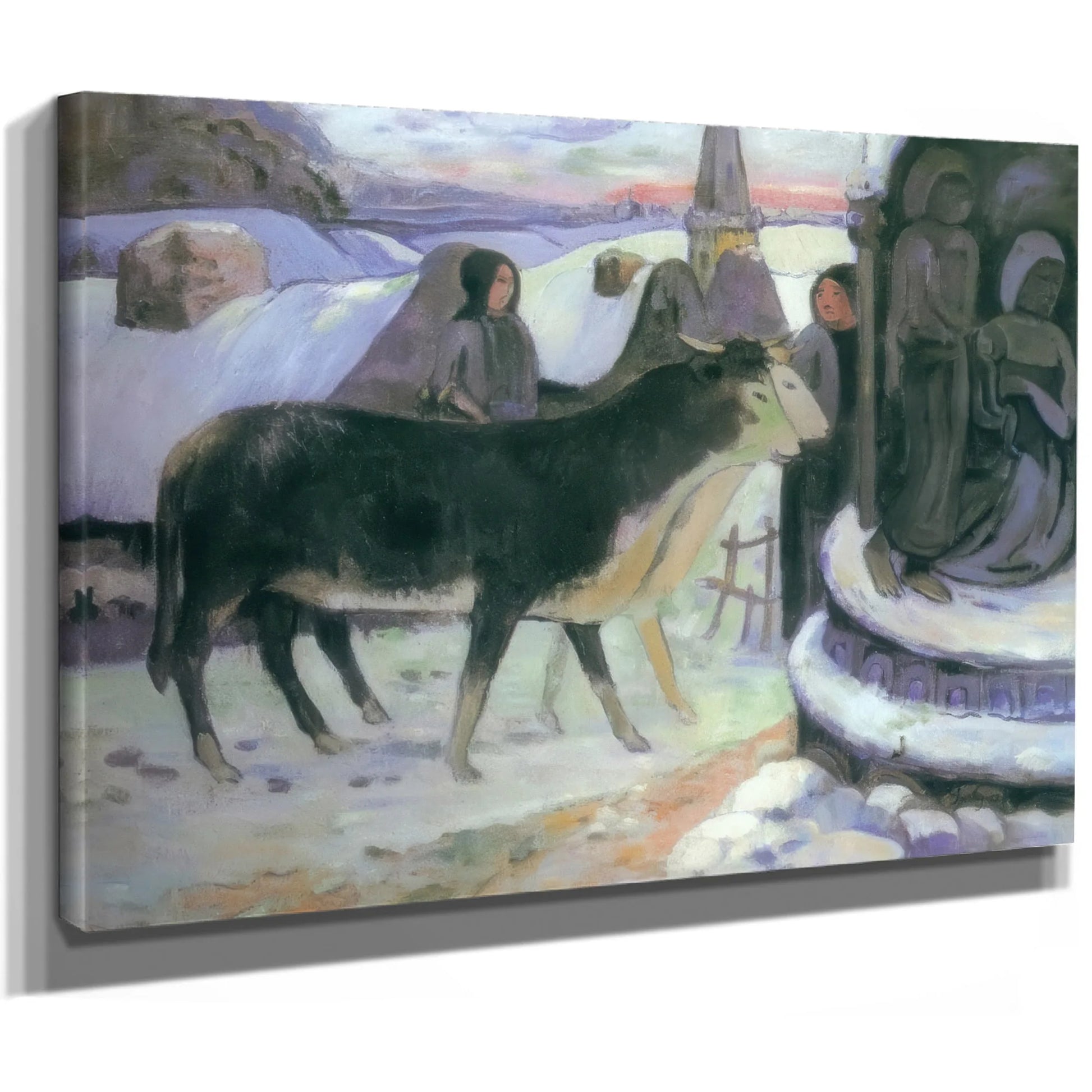 The Holy Night By Paul Gauguin Fine Art Print