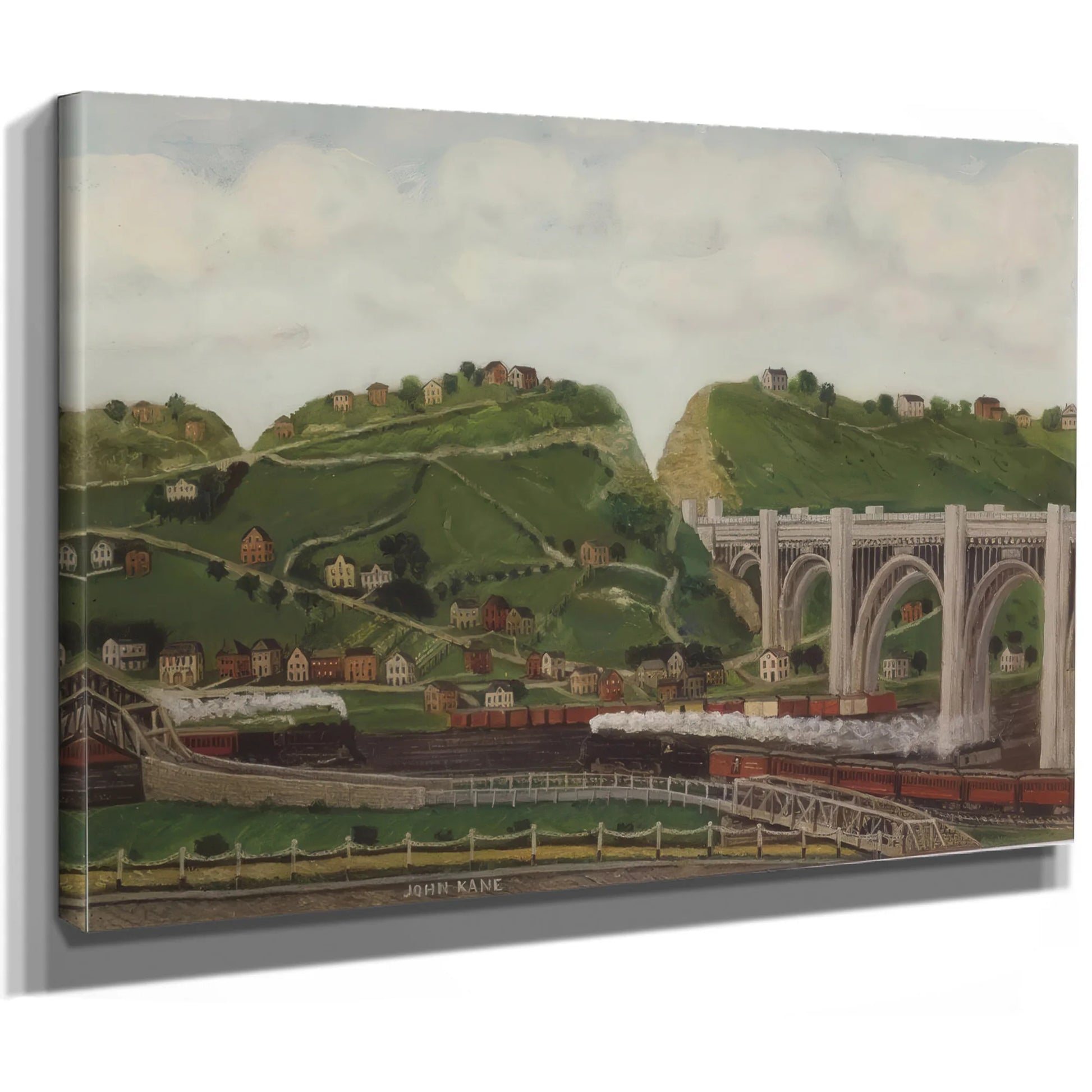 Turtle Creek Valley No1 By John Kane Fine Art Print