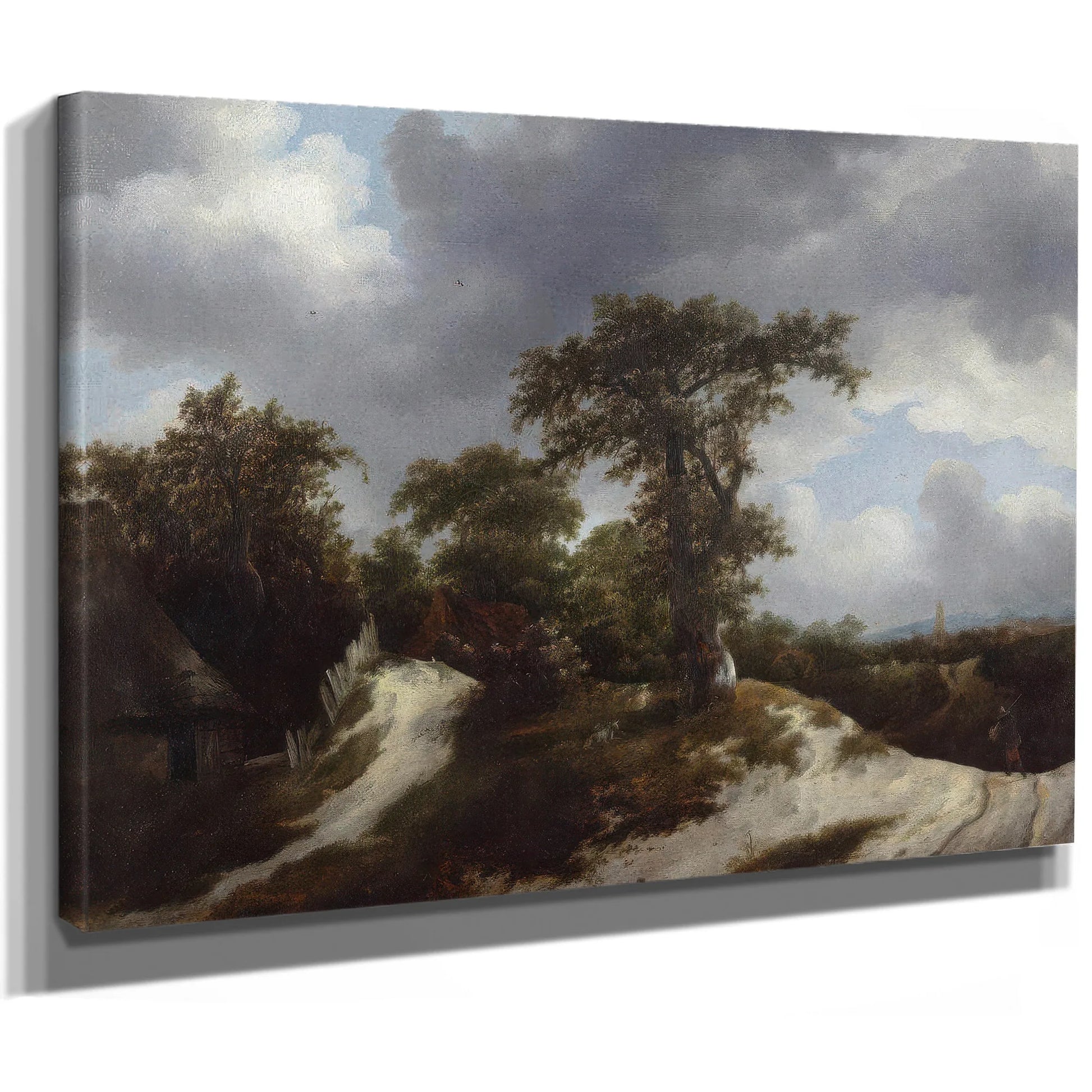 Countryside By Jacob Van Ruisdael Fine Art Print