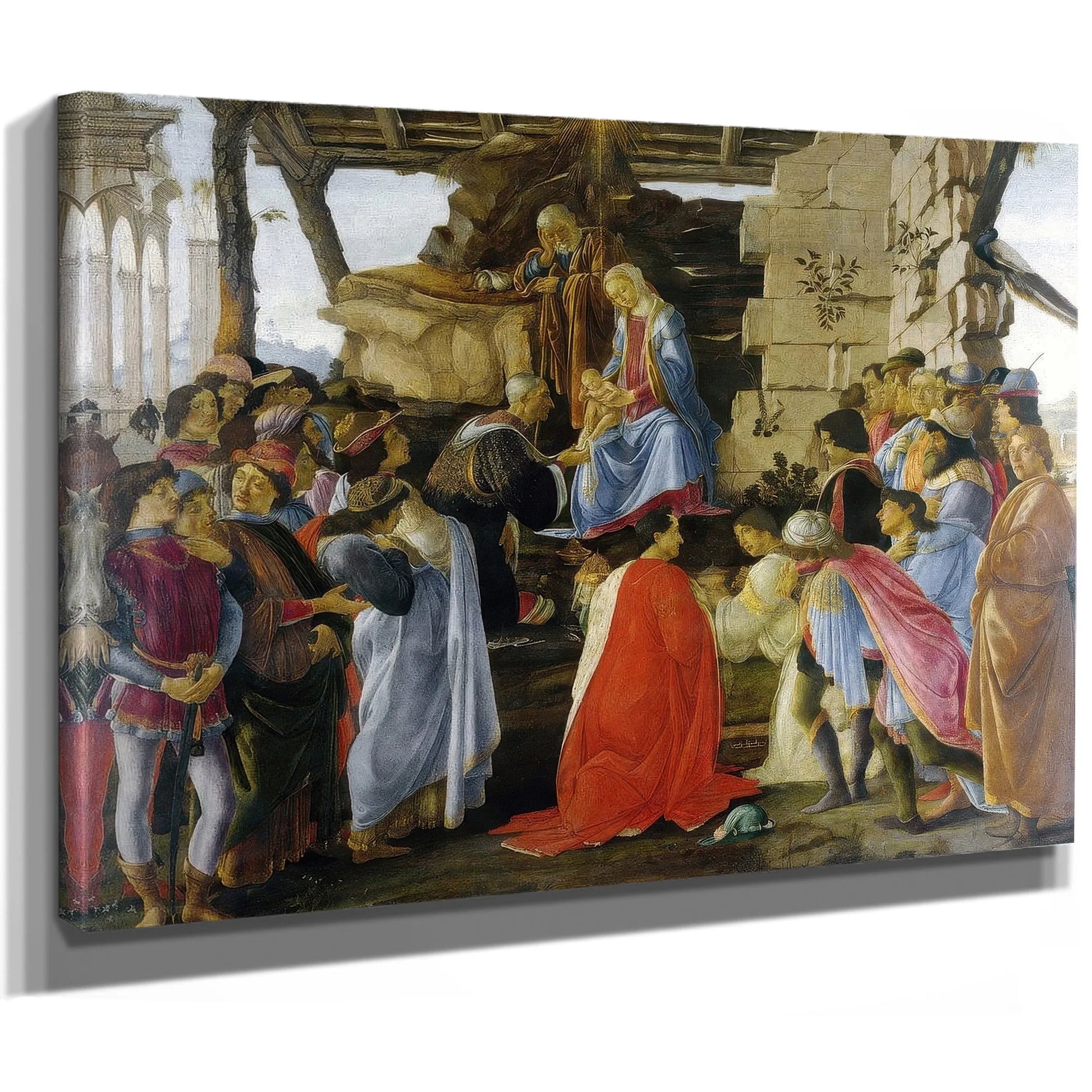 Adoration Of The Magib By Sandro Botticelli Fine Art Print