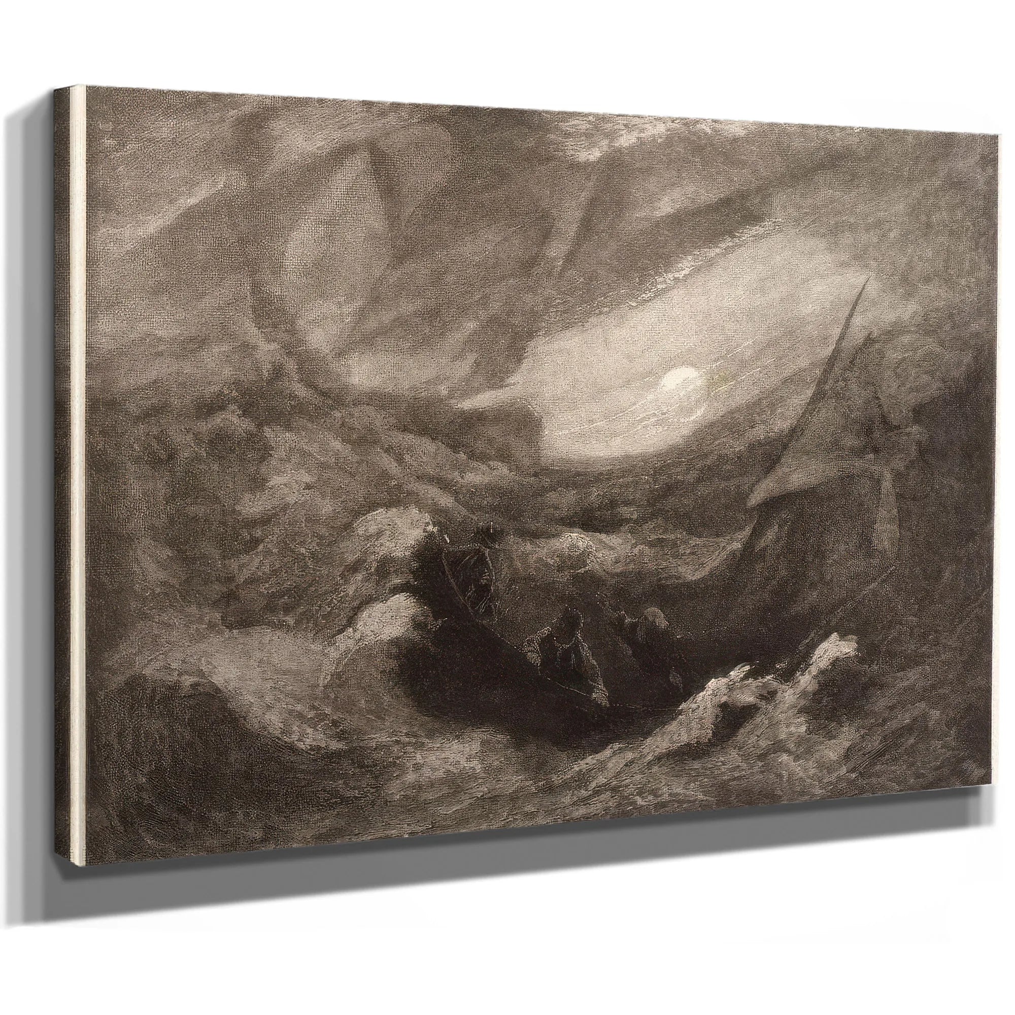 The Flying Dutchman By Albert Pinkhamryder Fine Art Print