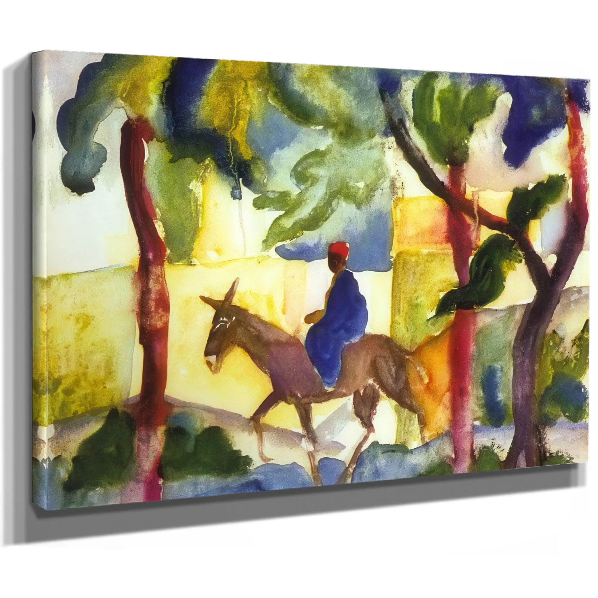 Donkey Ride By August Macke Fine Art Print