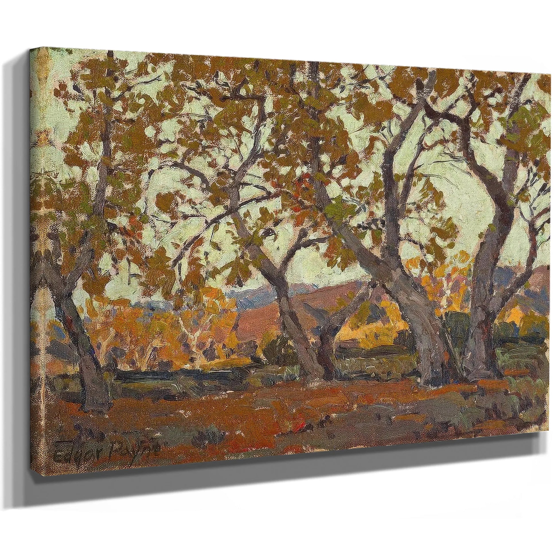 In The Canyon, Believed To Be Laguna Canyon By Edgar Payne Fine Art Print