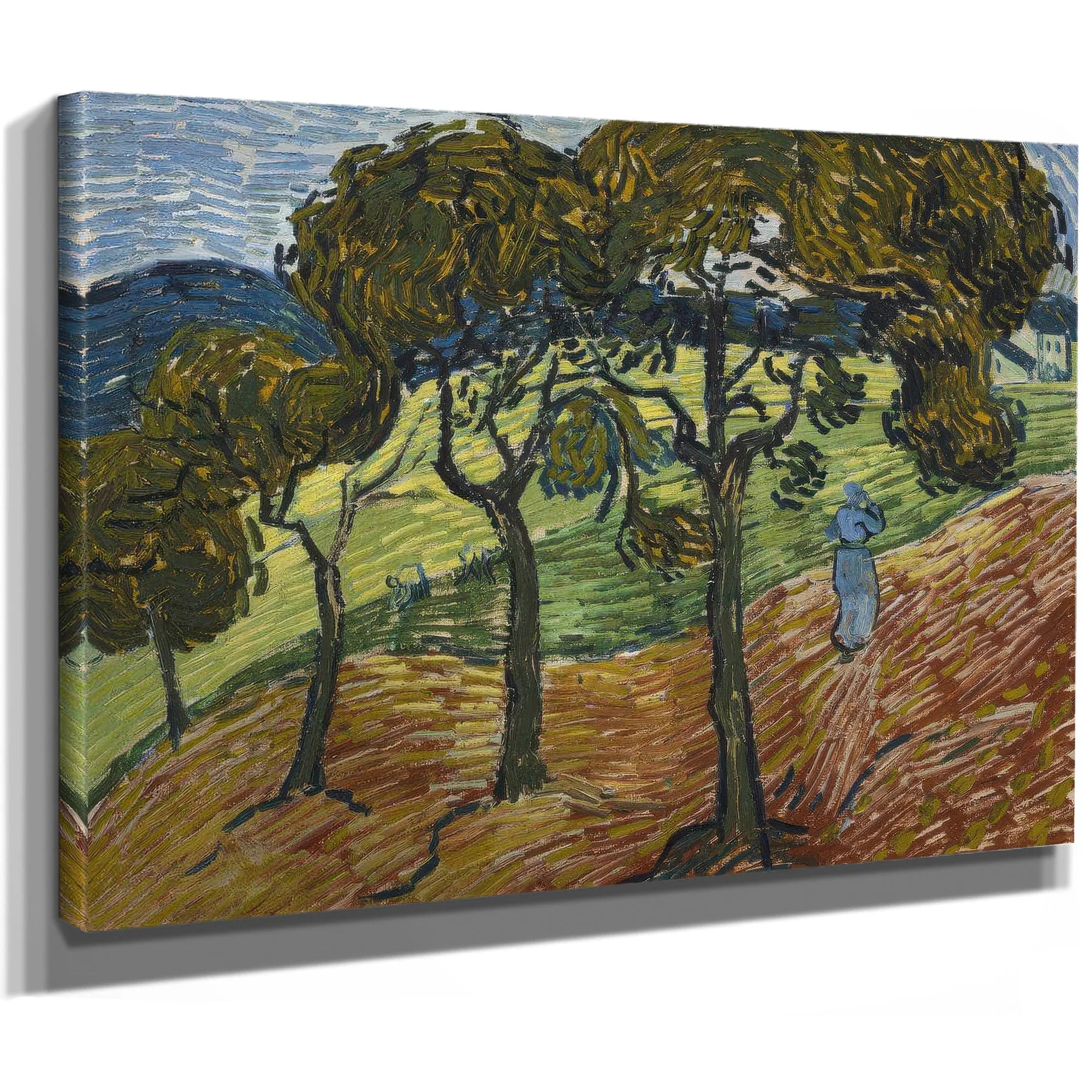Landscape With Figures By Vincent Van Gogh Fine Art Print