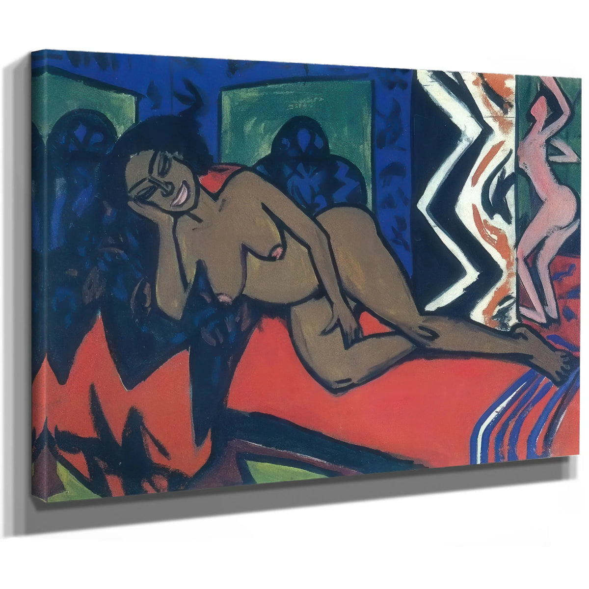 Milly Sleeping By Ernst Ludwig Kirchner Fine Art Print