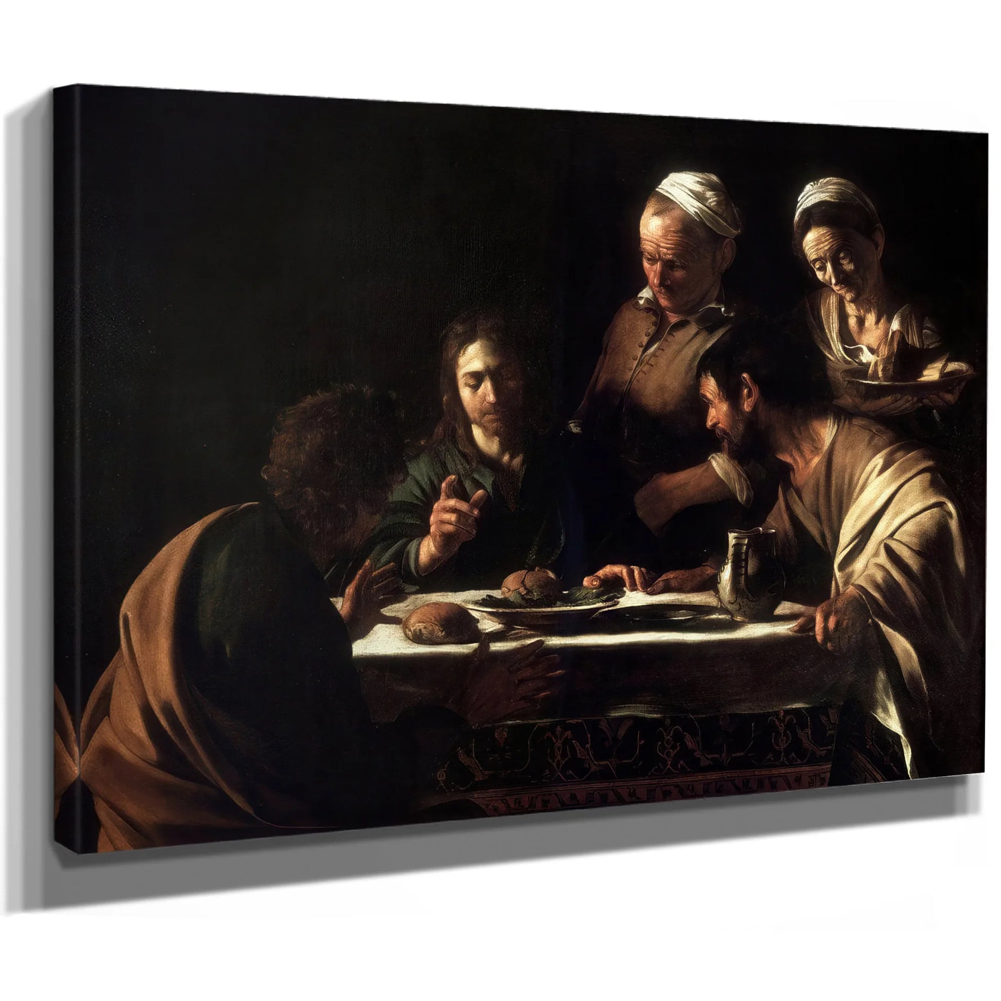 Supper At Emmaus By Caravaggio Fine Art Print