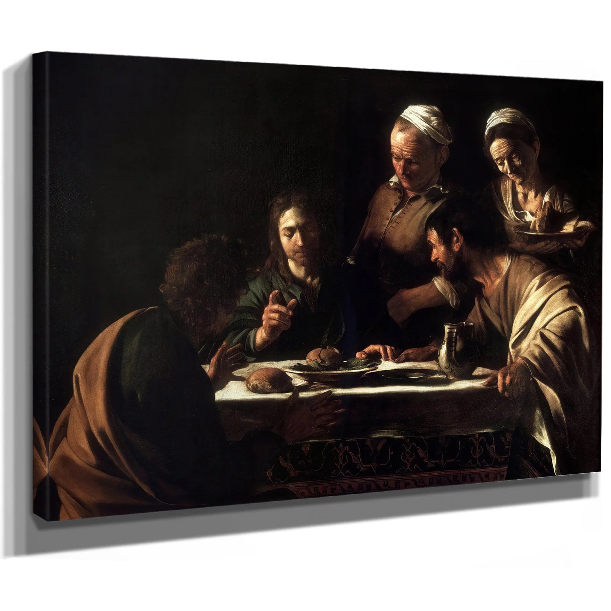 Supper At Emmaus By Caravaggio Fine Art Print