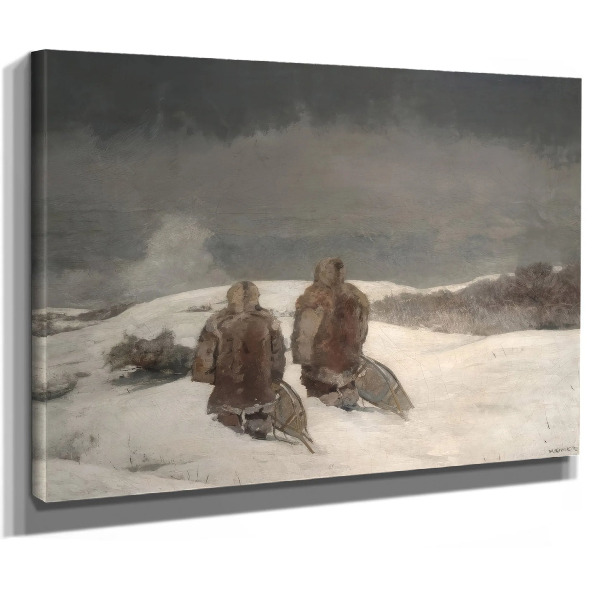 Below Zero By Winslow Homer Fine Art Print