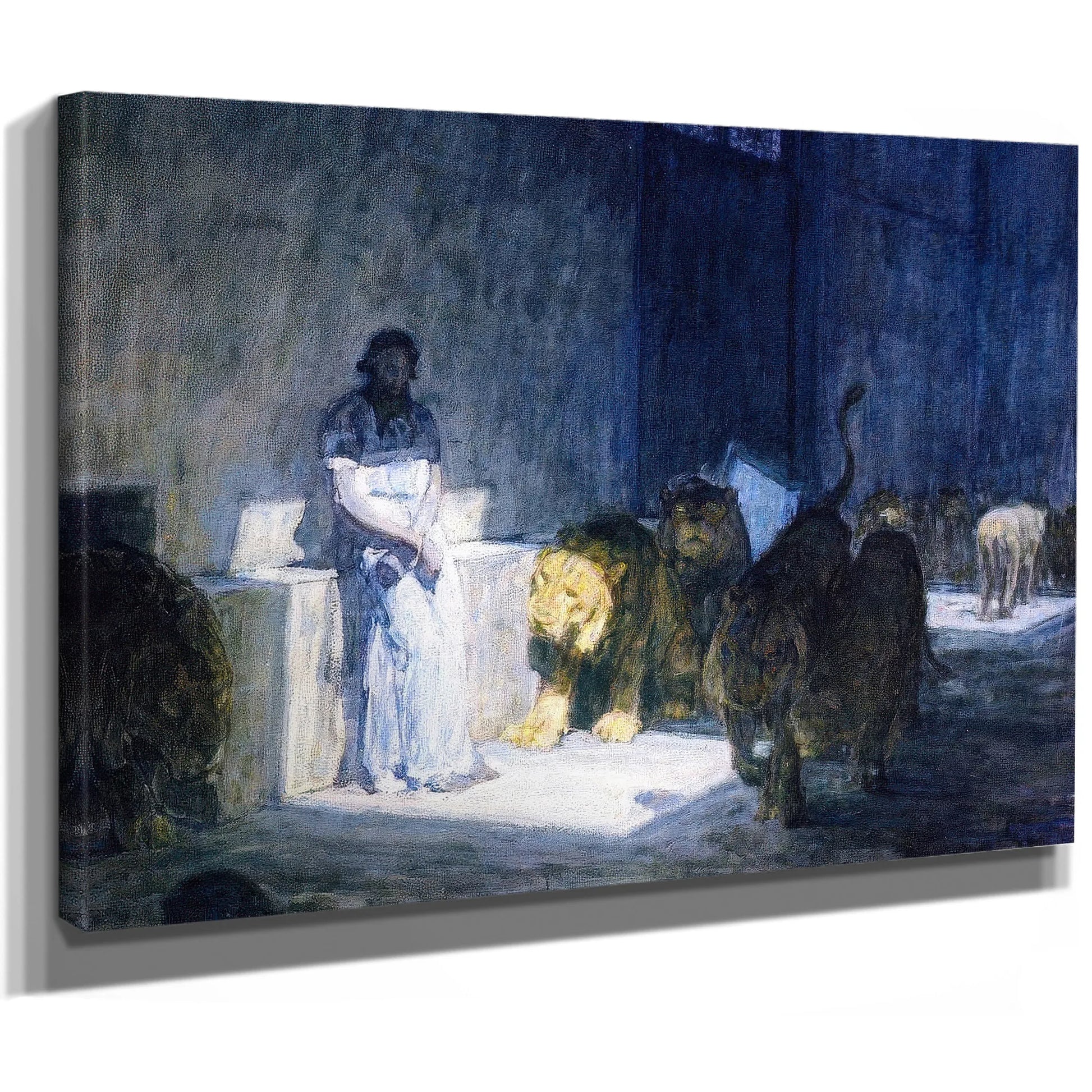 Daniel In The Lions' Den By Henry Ossawa Tanner Fine Art Print