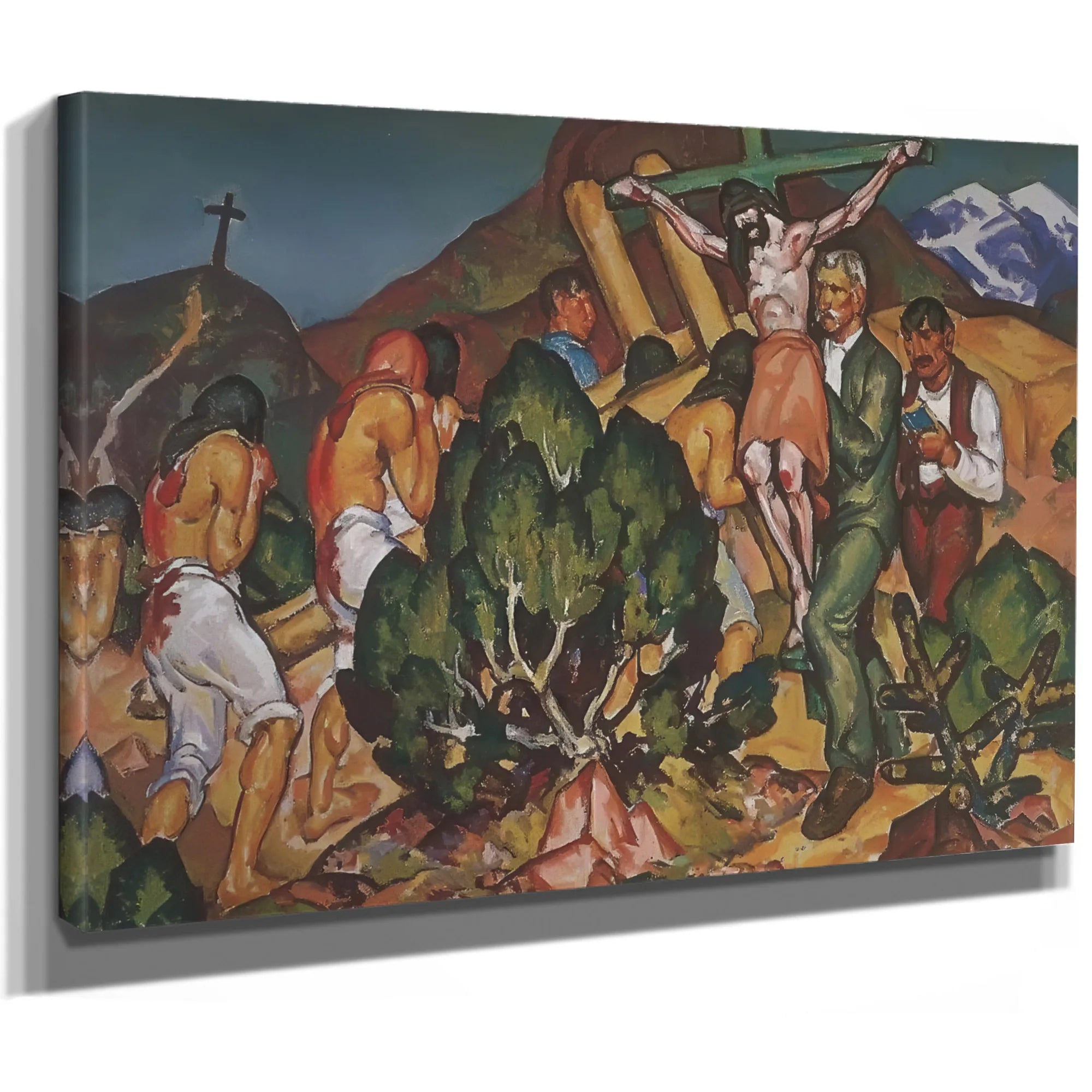 Holy Week In New Mexico Penitente Procession By William Penhallow Henderson Fine Art Print