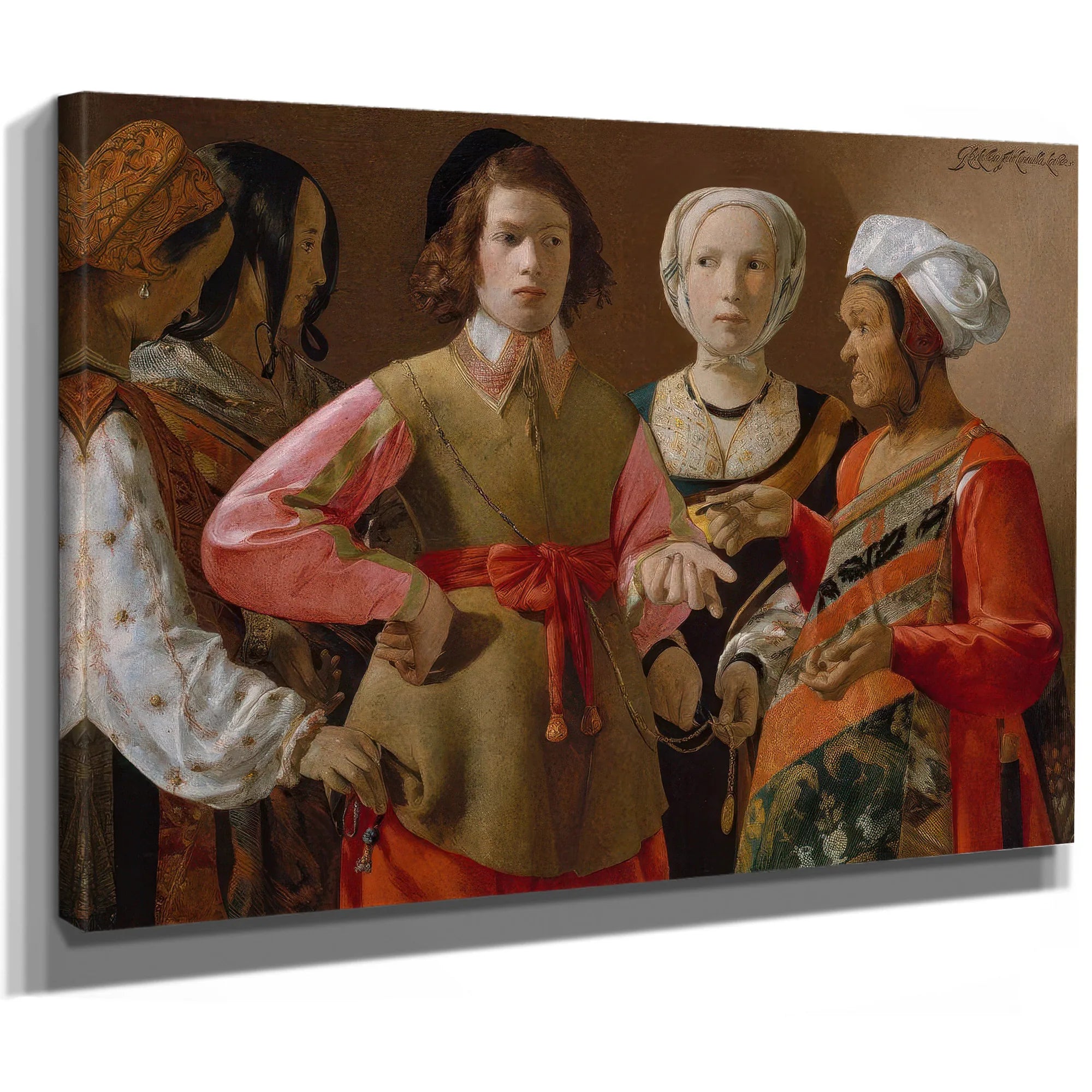 The Fortune Teller 1639 By Georges De La Tour Fine Art Print