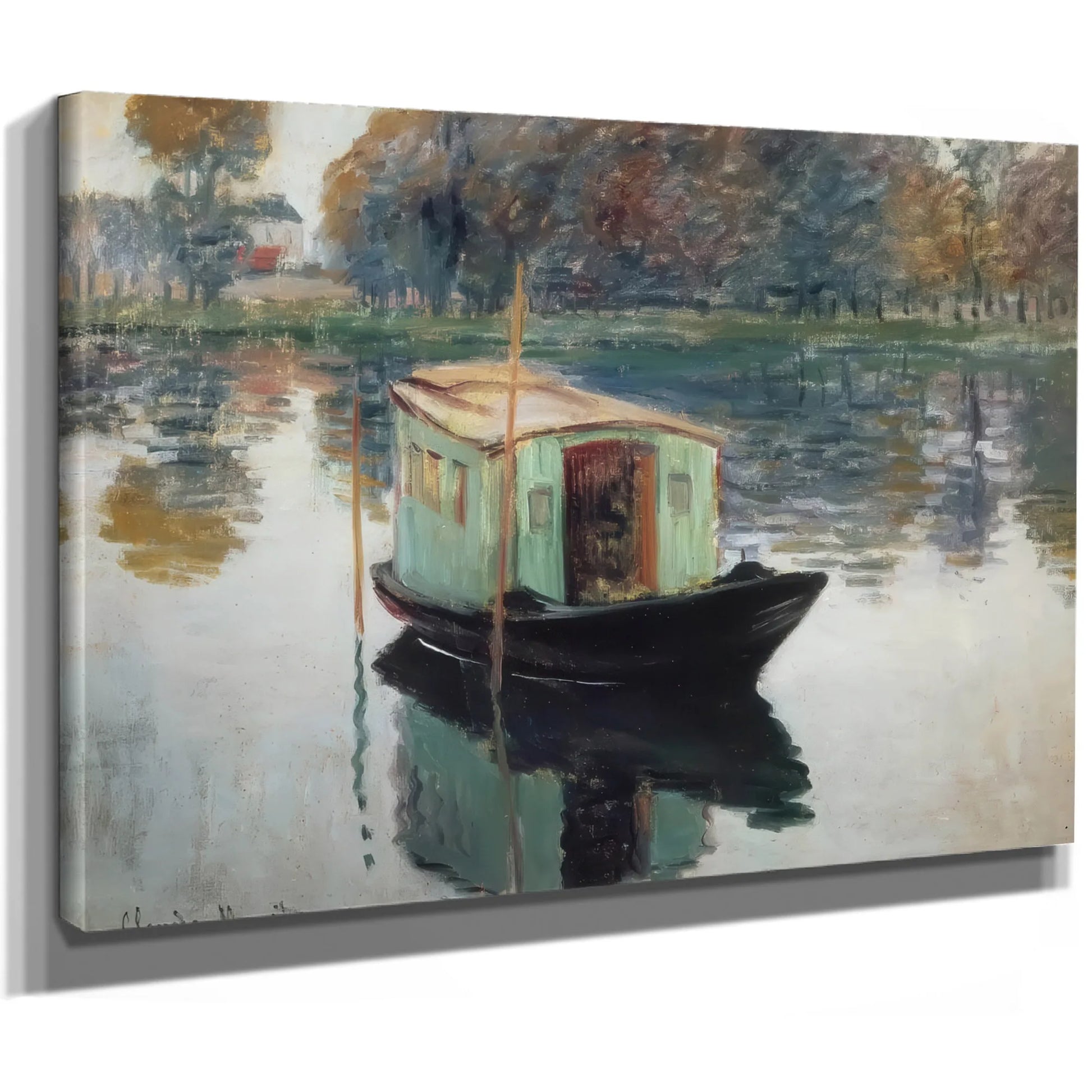 The Studio Boat By Edouard Manet Fine Art Print