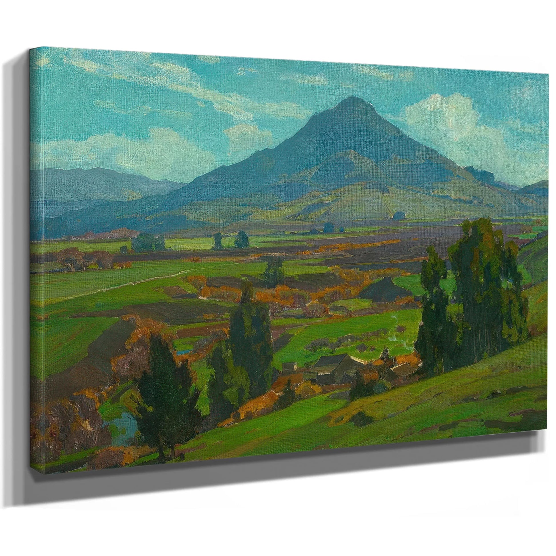 Landscape Near San Luis Obispo By William Wendt Fine Art Print
