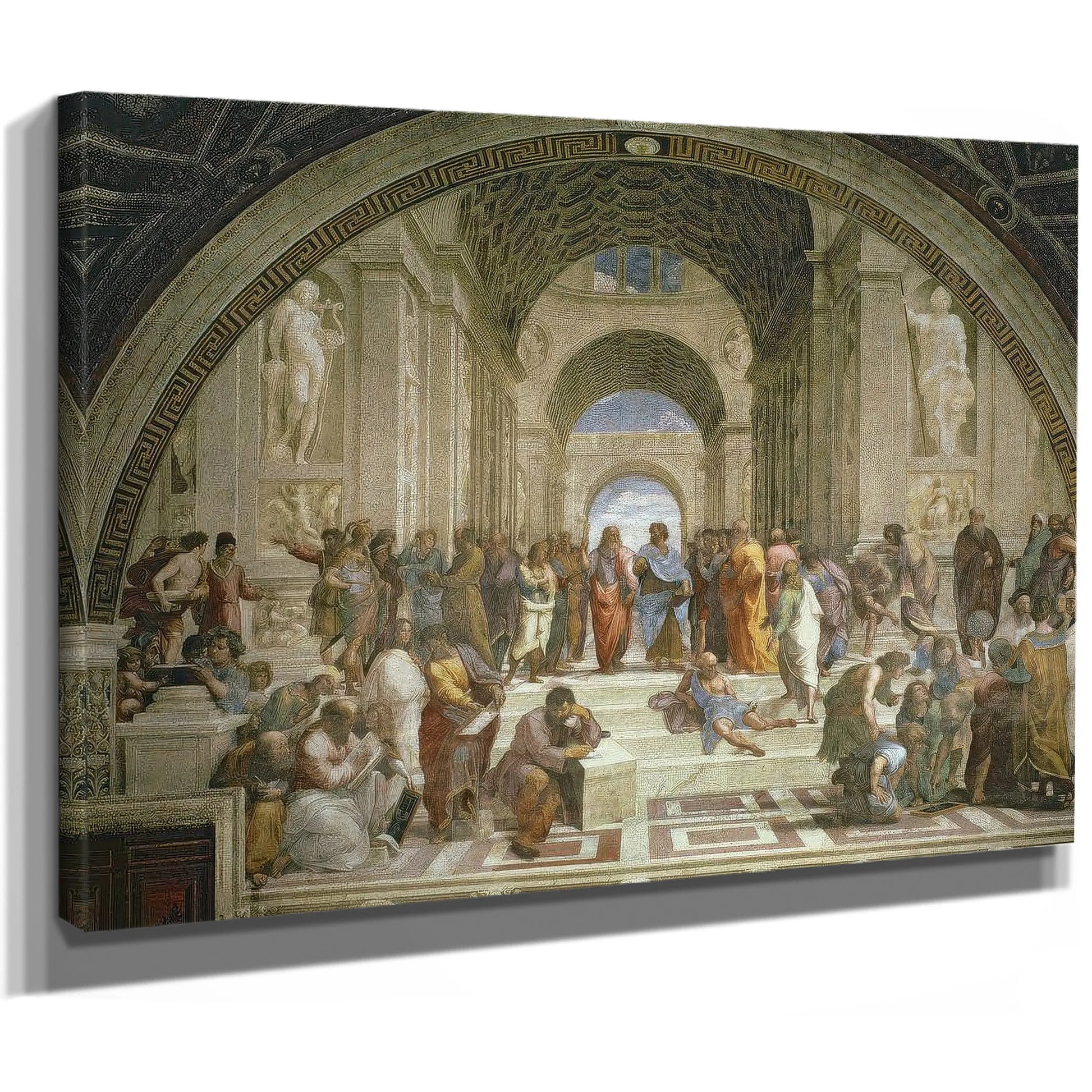 School Of Athens From The Stanza Della Segnatura By Raphael Fine Art Print