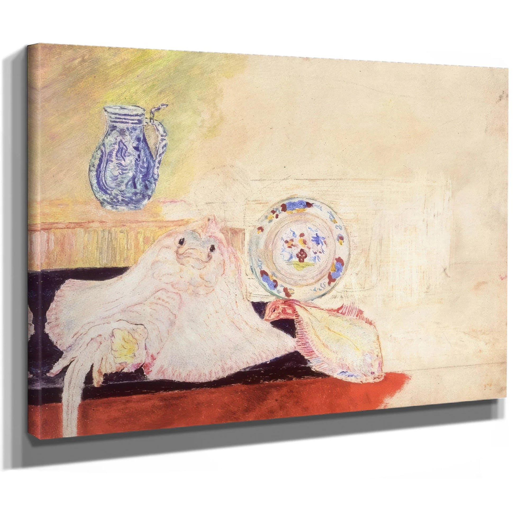 Still Life With Ray By James Ensor Fine Art Print